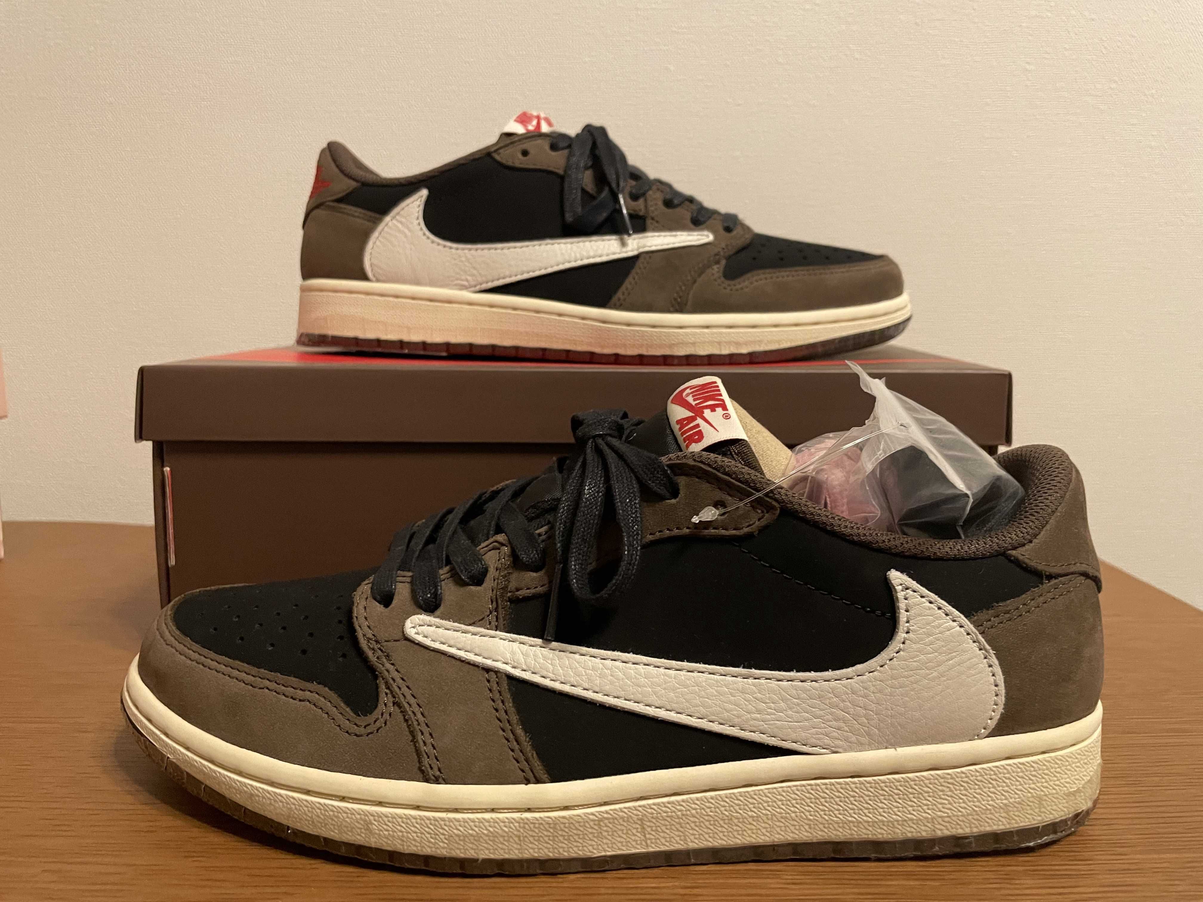 Travis Scott × Nike Air Jordan 1 Low OG SP-T  "Black/Dark Mocha"