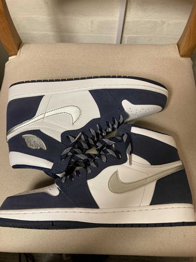 Nike Air Jordan 1 High OG CO.JP "White/Midnight Navy" (2020)(ブリーフケースなし)