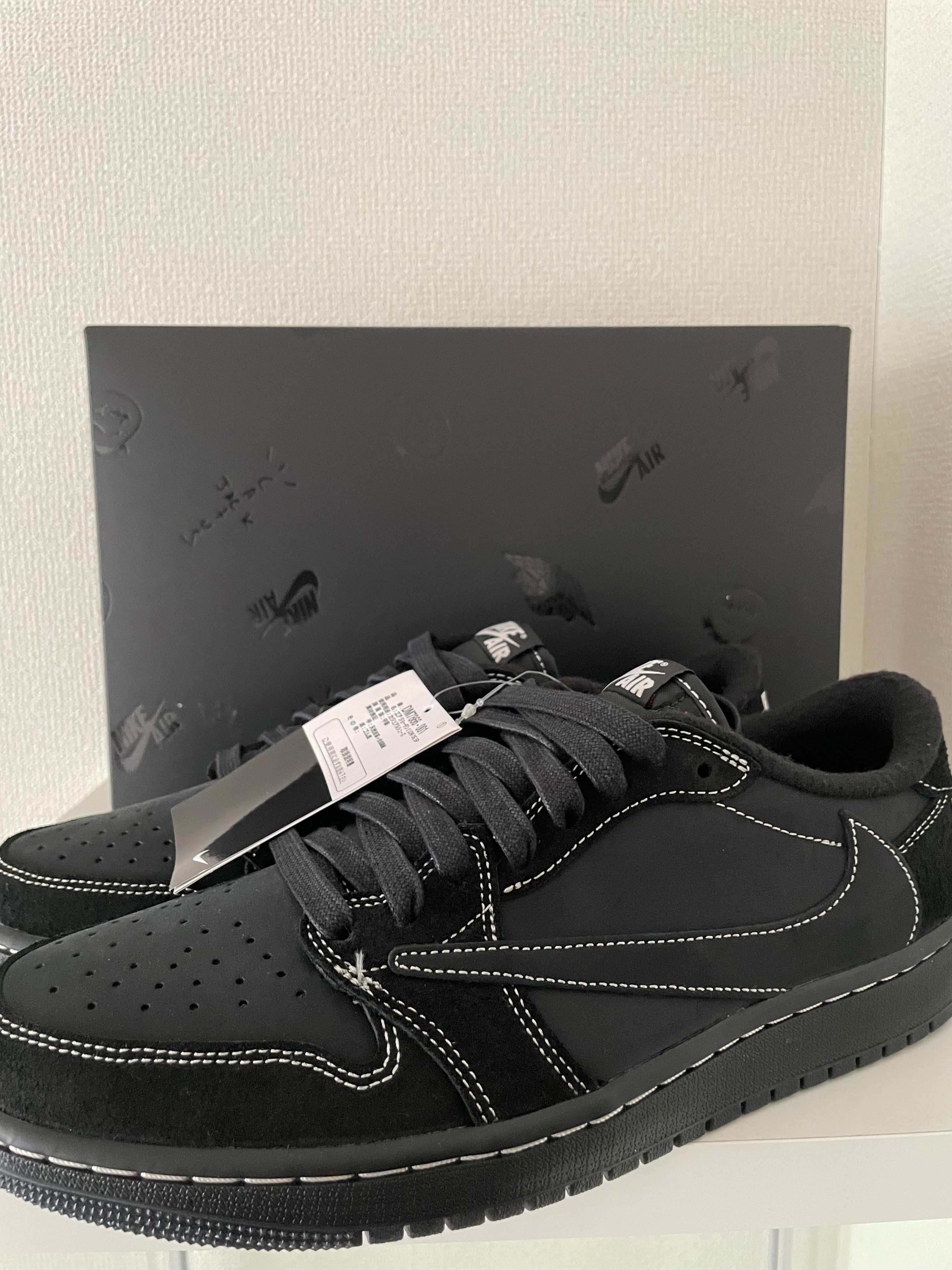 Travis Scott × Nike Air Jordan 1 Low OG SP "Black Phantom"