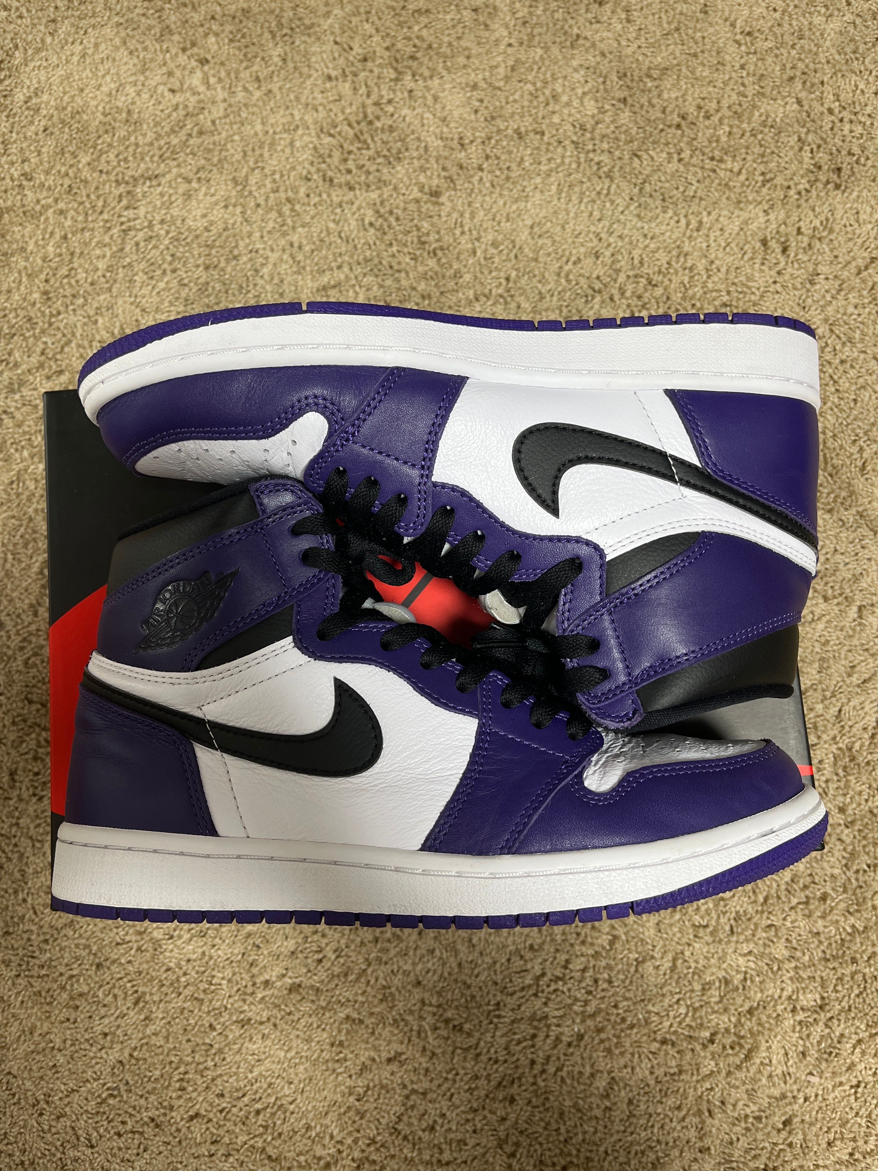 Nike Air Jordan 1 Retro High OG "Court Purple White/Black" (2020)   