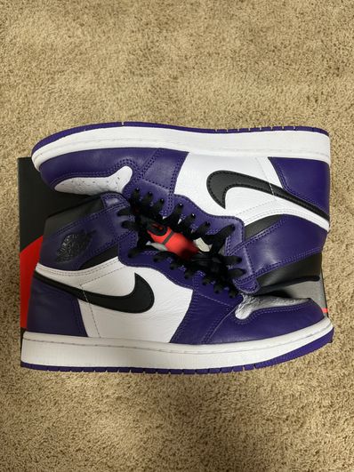 Nike Air Jordan 1 Retro High OG "Court Purple White/Black" (2020)