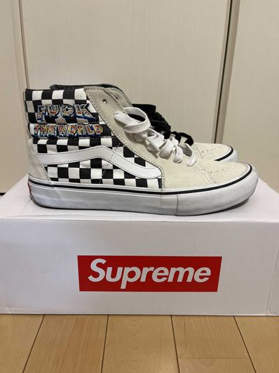 Supreme × Vans Fuck The World "Checker Board"