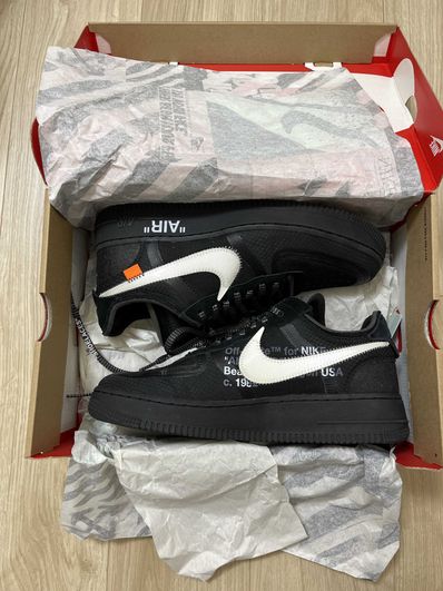 Off-White × Nike Air Force 1 Low "Black"