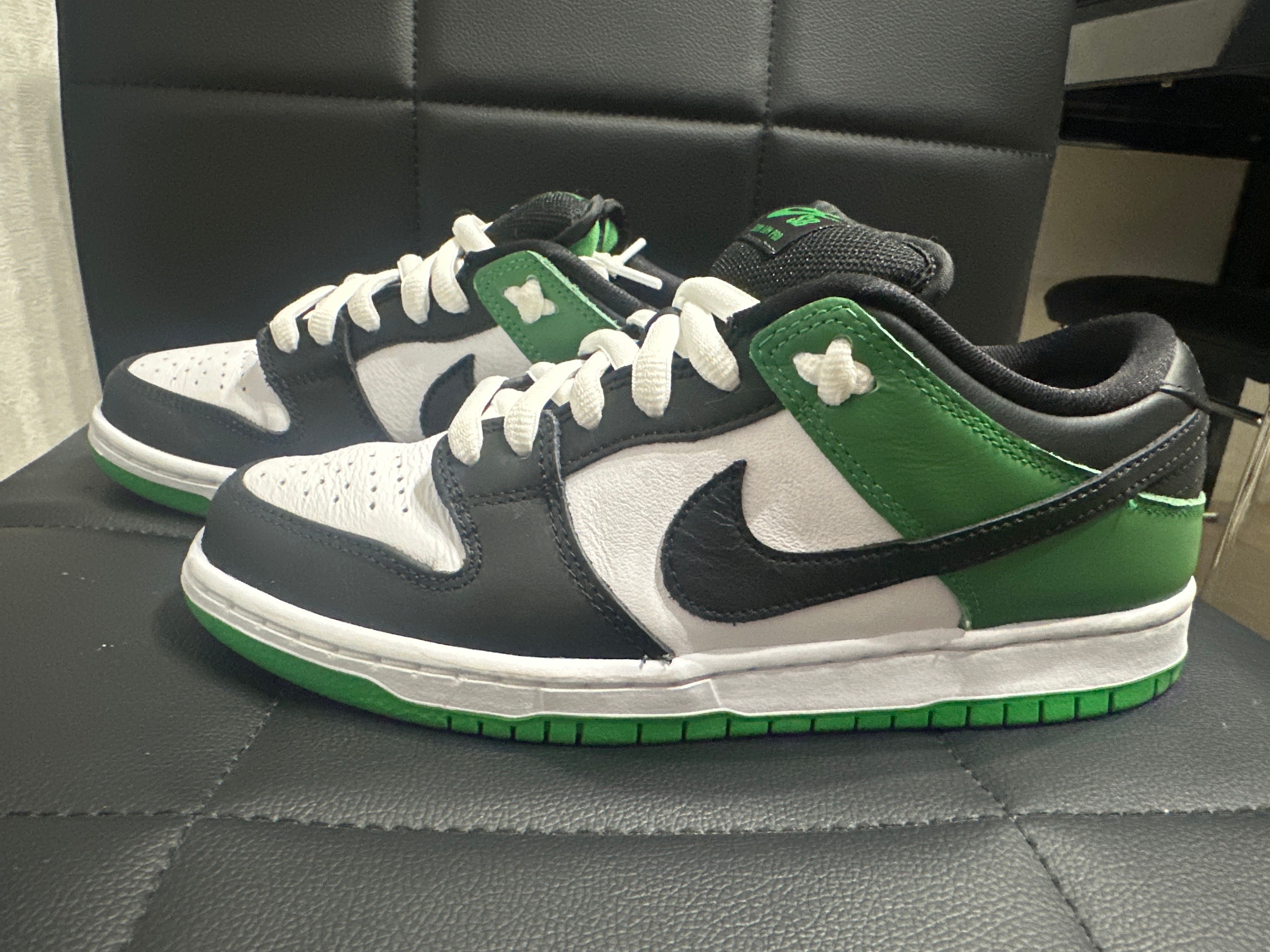 Nike SB Dunk Low Pro "Black and Classic Green"
