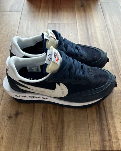 Fragment × sacai × Nike LD Waffle "Blackended Blue"