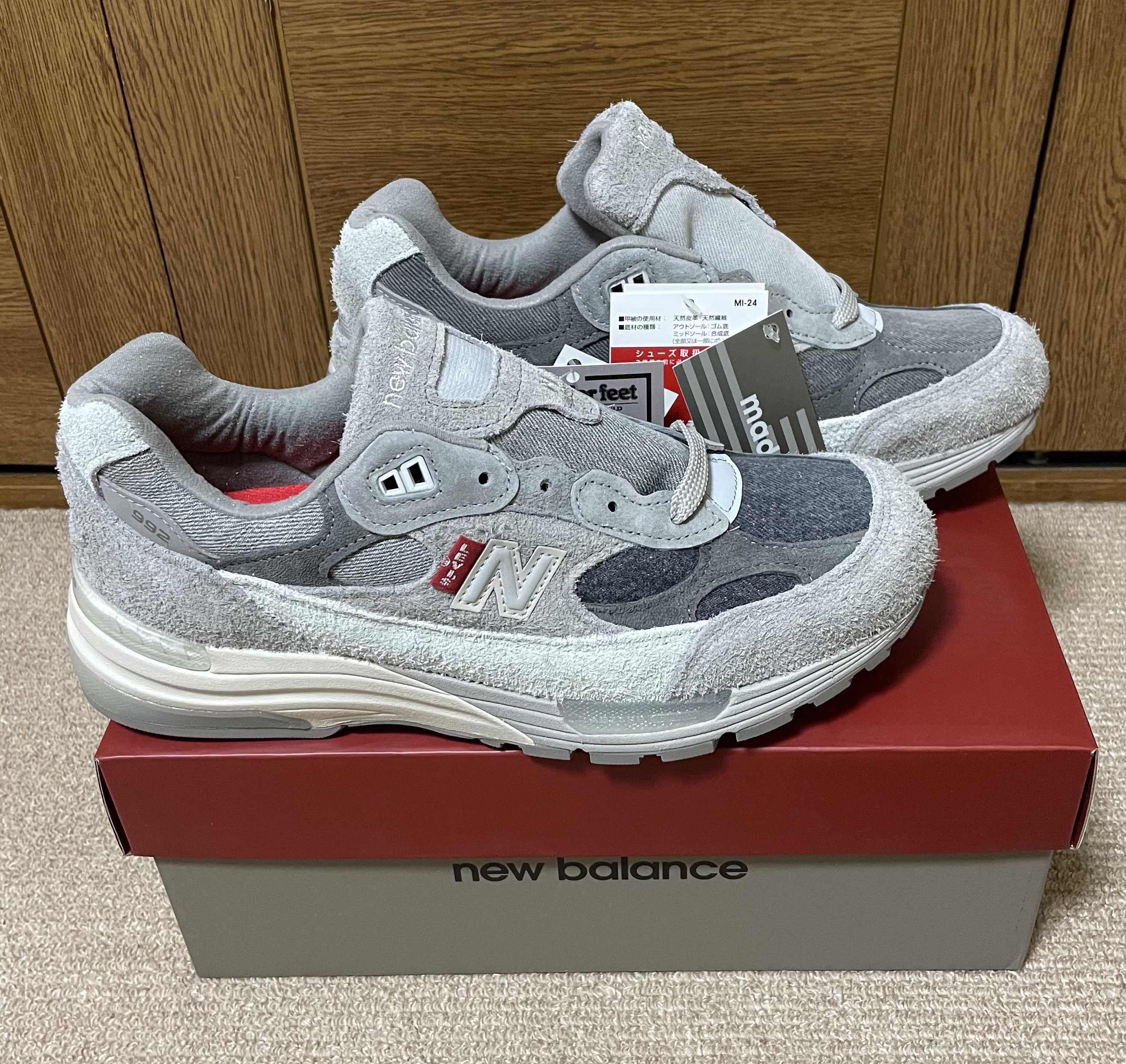 Levi's × New Balance 992 "Gray Denim"