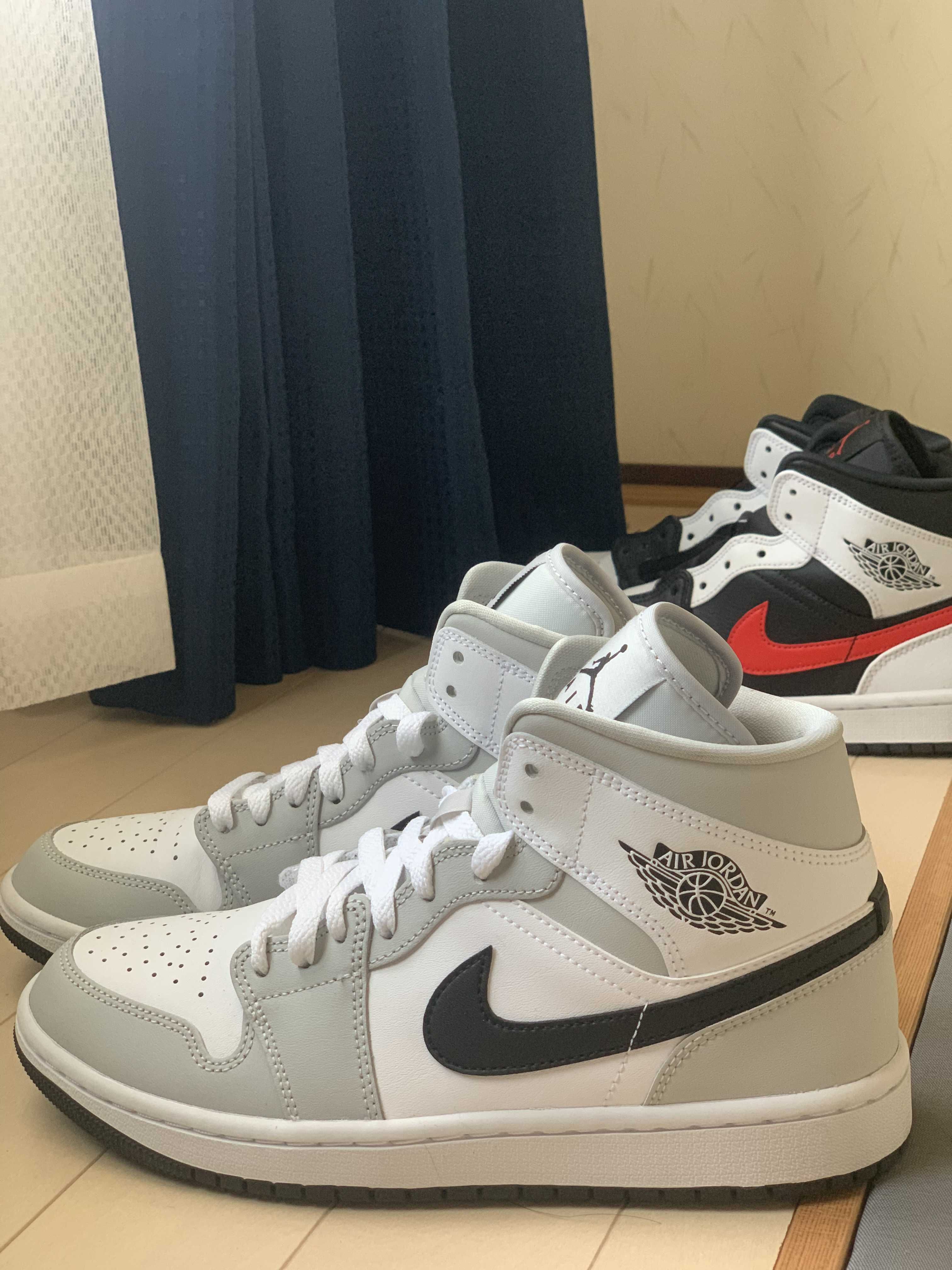 Nike Women's Air Jordan 1 Mid "Grey Fog/White/Black"