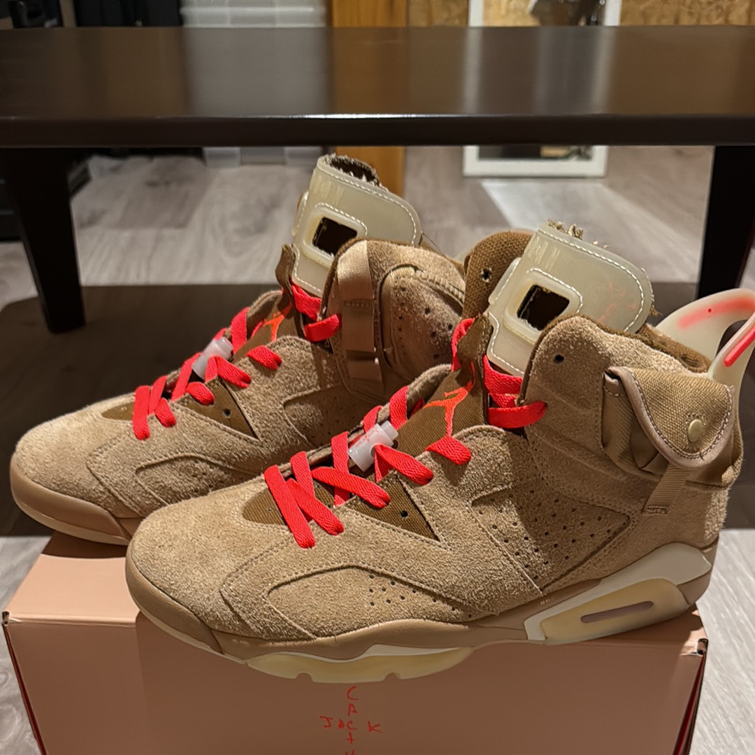 Travis Scott × Nike Air Jordan 6 "British Khaki"