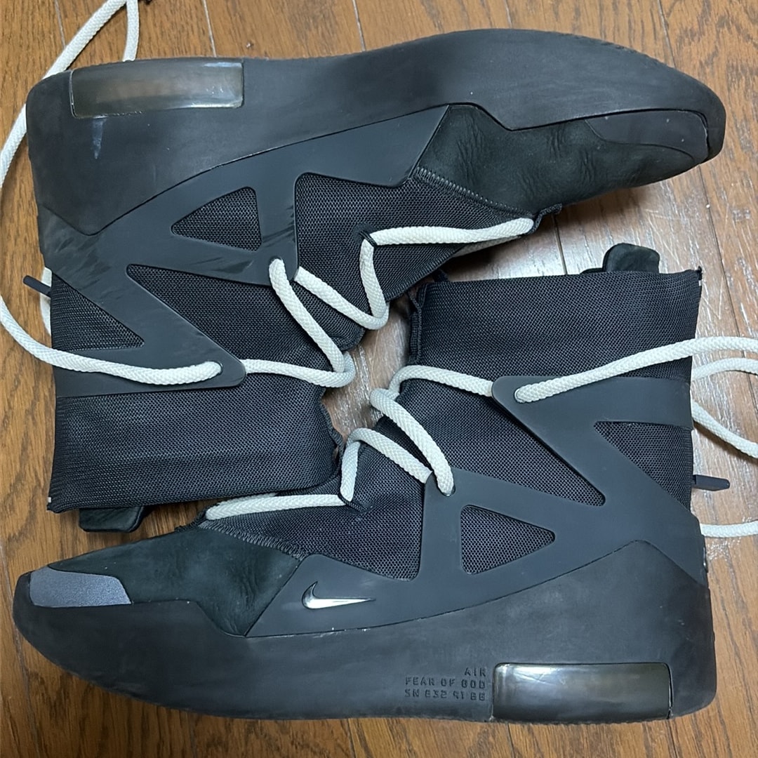 Fear Of God × Nike Air Fear Of God 1 "Triple Black"