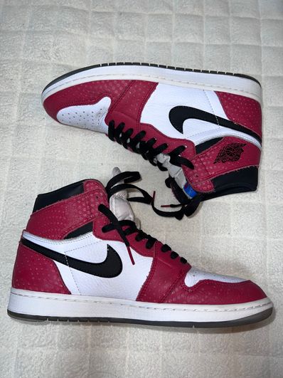 Spiderman × Nike Air Jordan 1 Origin Story "Gym Red/White/Photo Blue/Black"