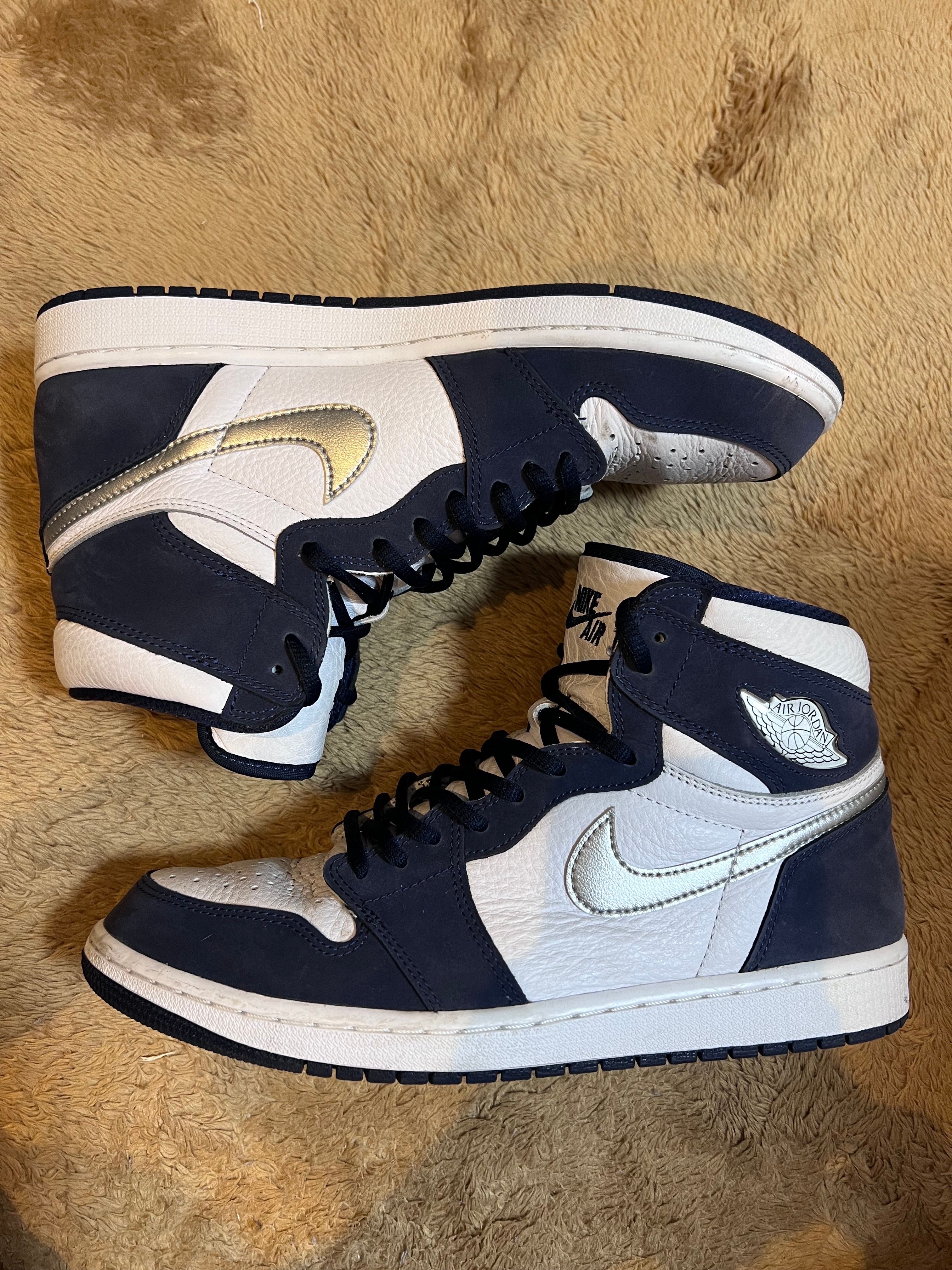 Nike Air Jordan 1 High OG CO.JP "White/Midnight Navy" (2020)(ブリーフケースなし)