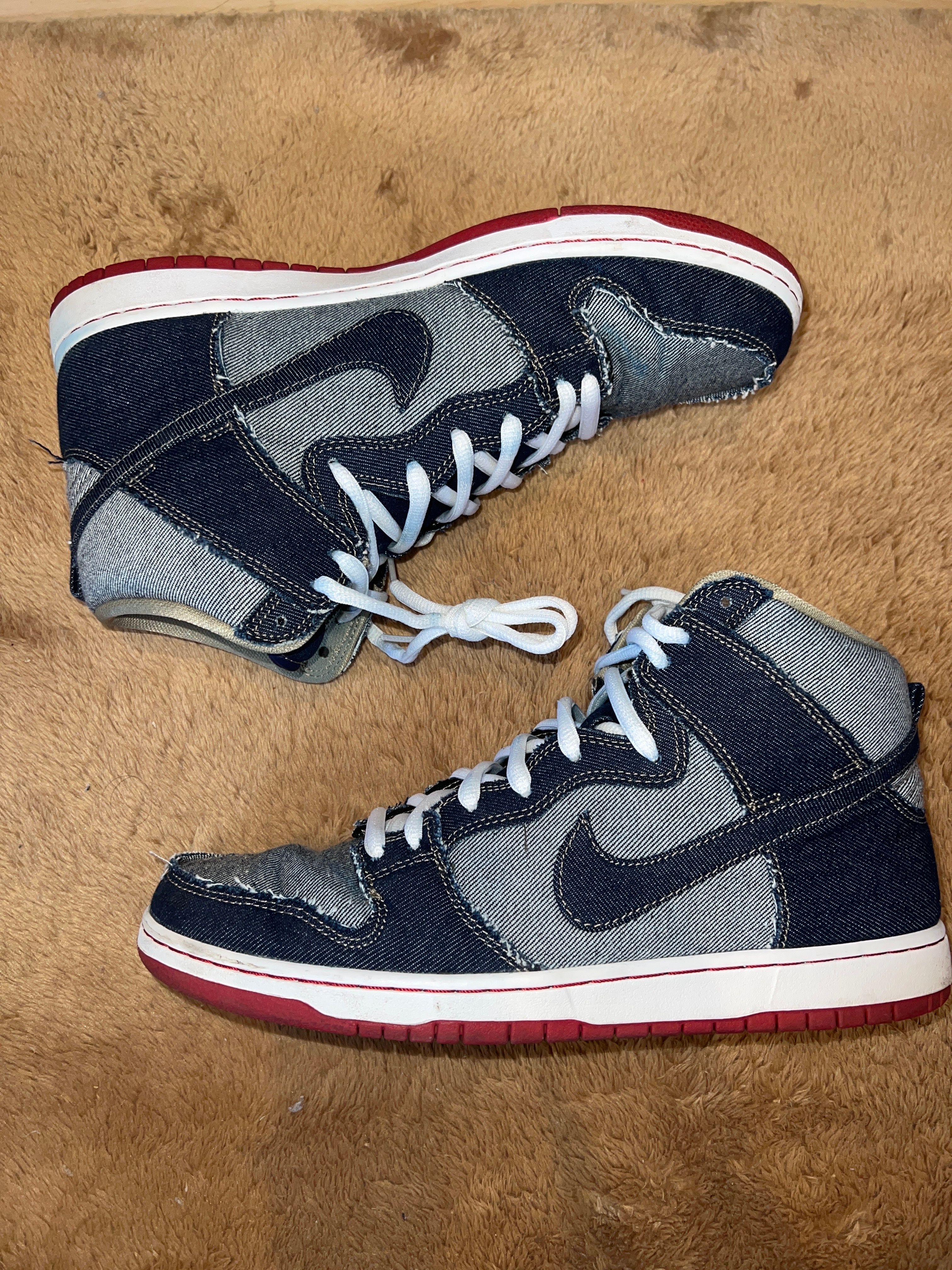 Nike SB Dunk High Reese Forbes Denim "Midnight Navy"
