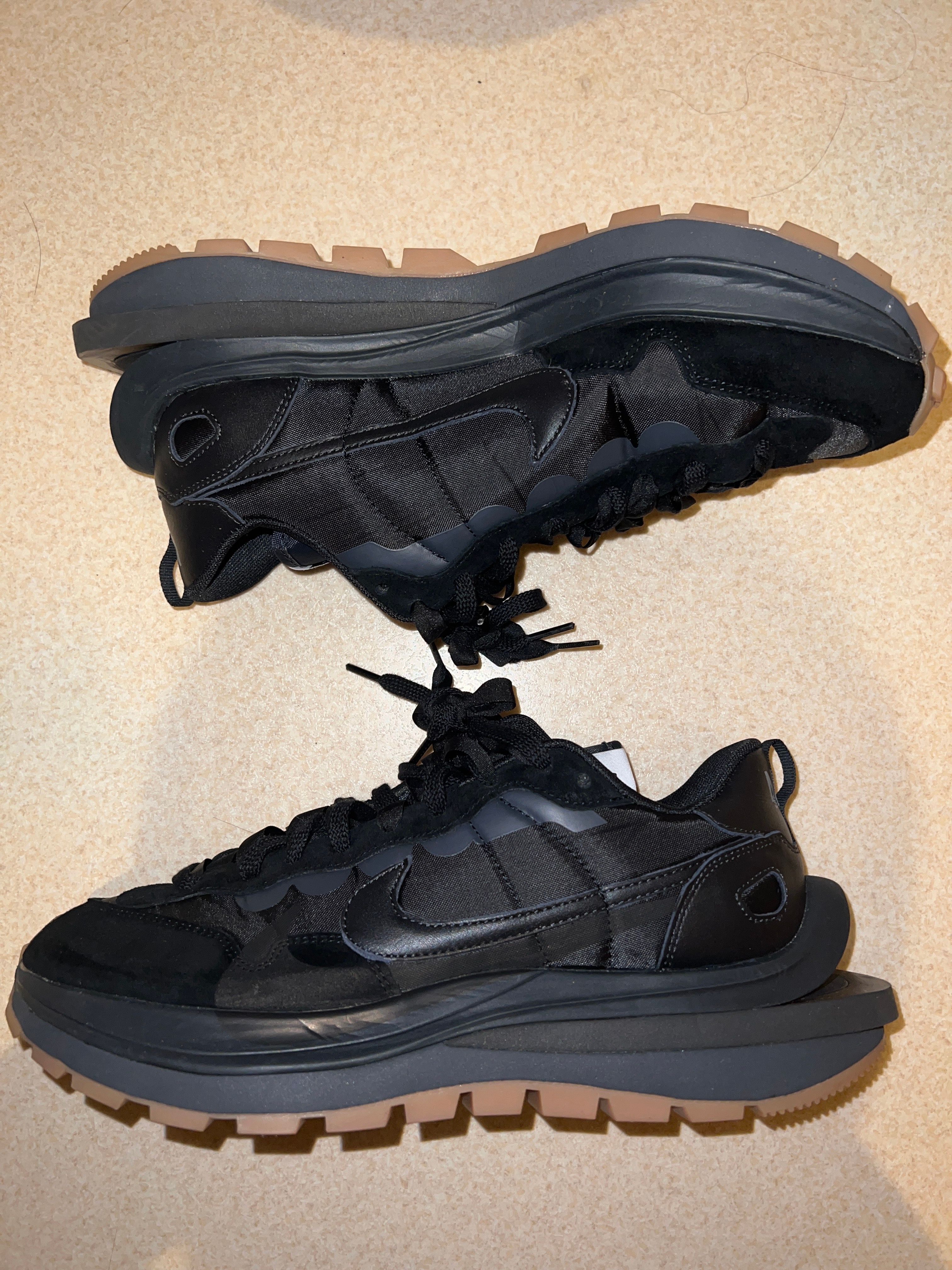 sacai × Nike VaporWaffle "Black Gum"