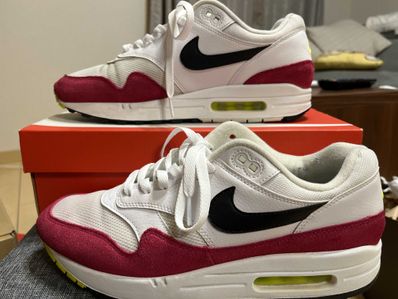 NIKE AIR MAX 1 "WHITE BLACK VOLT RUSH PINK"