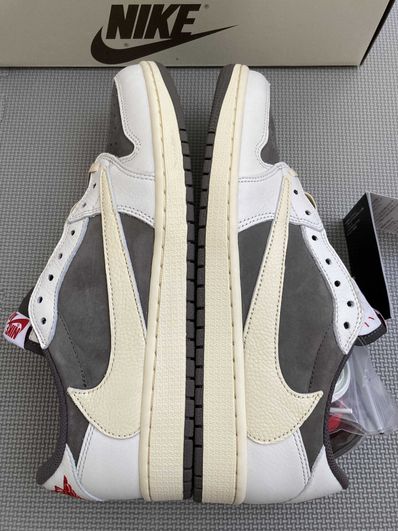 Travis Scott × Nike Air Jordan 1 Low OG SP "Reverse Mocha/Sail and Ridgerock"