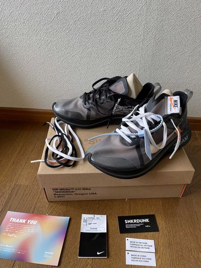 Off-White × Nike Zoom Fly "Black"