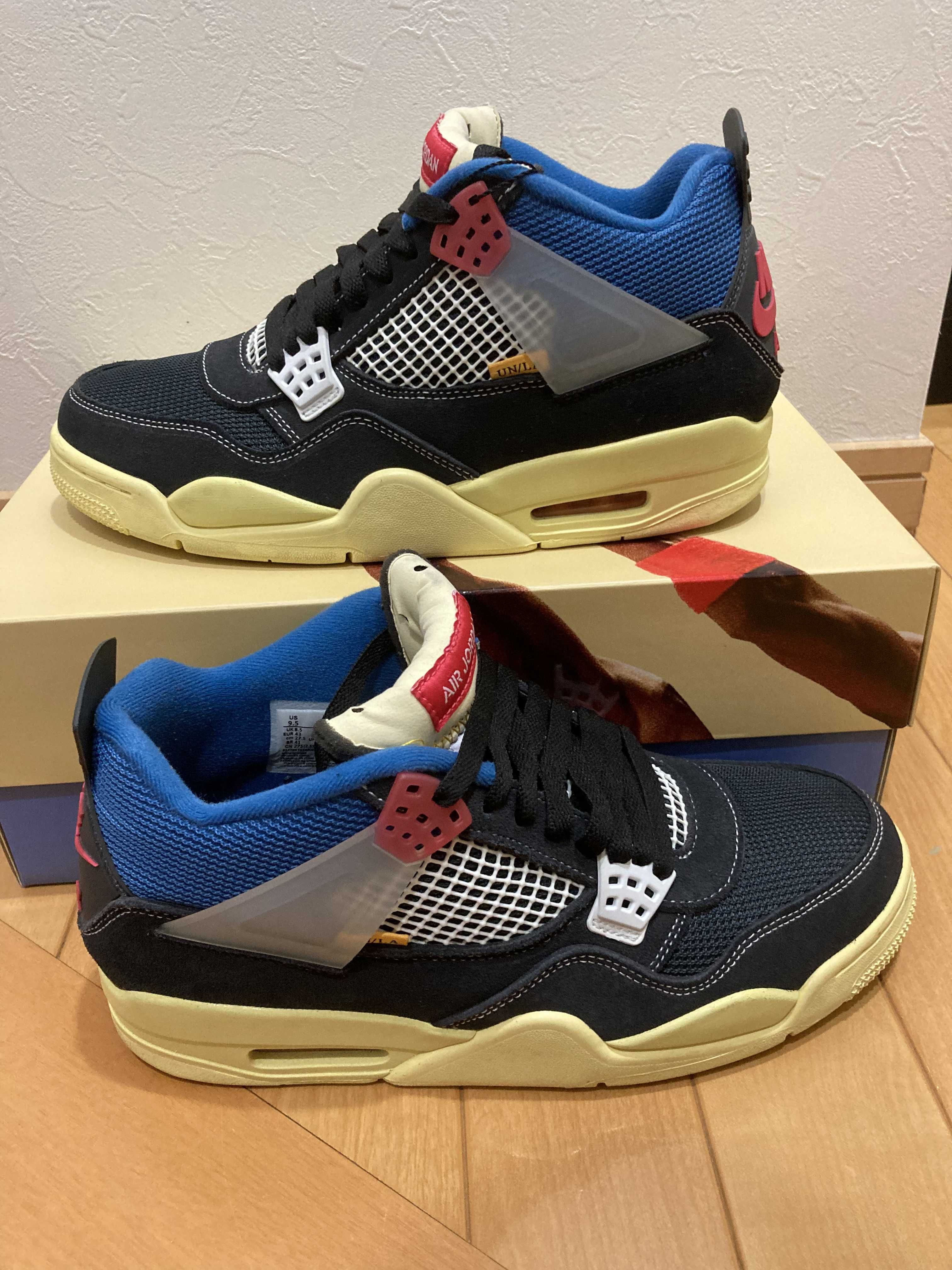 UNION × NIKE AIR JORDAN 4 "OFF NOIR"