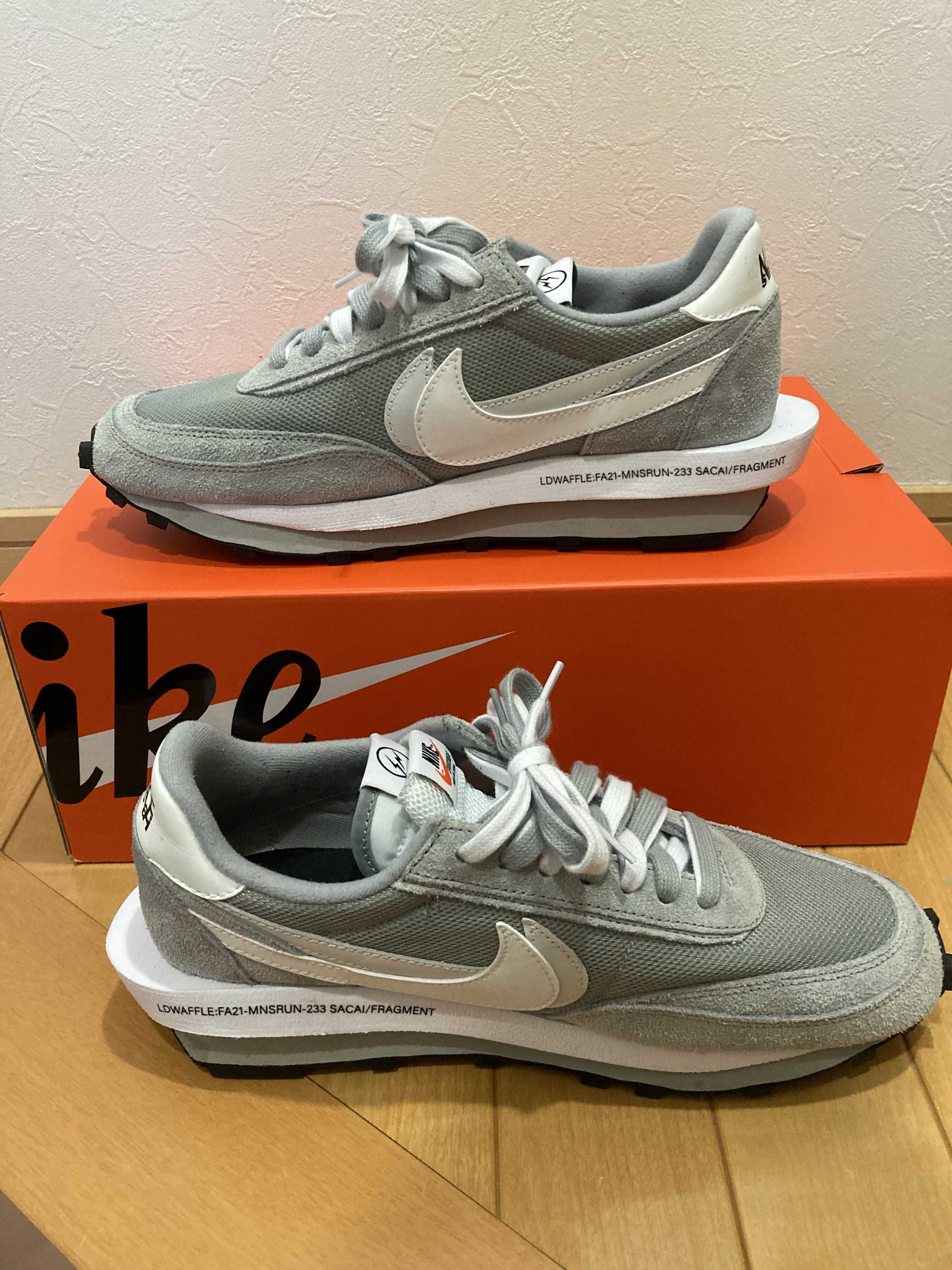 Fragment × sacai × Nike LD Waffle "Light Smoke Grey"