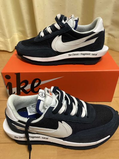 Fragment × sacai × Nike LD Waffle "Blackended Blue"
