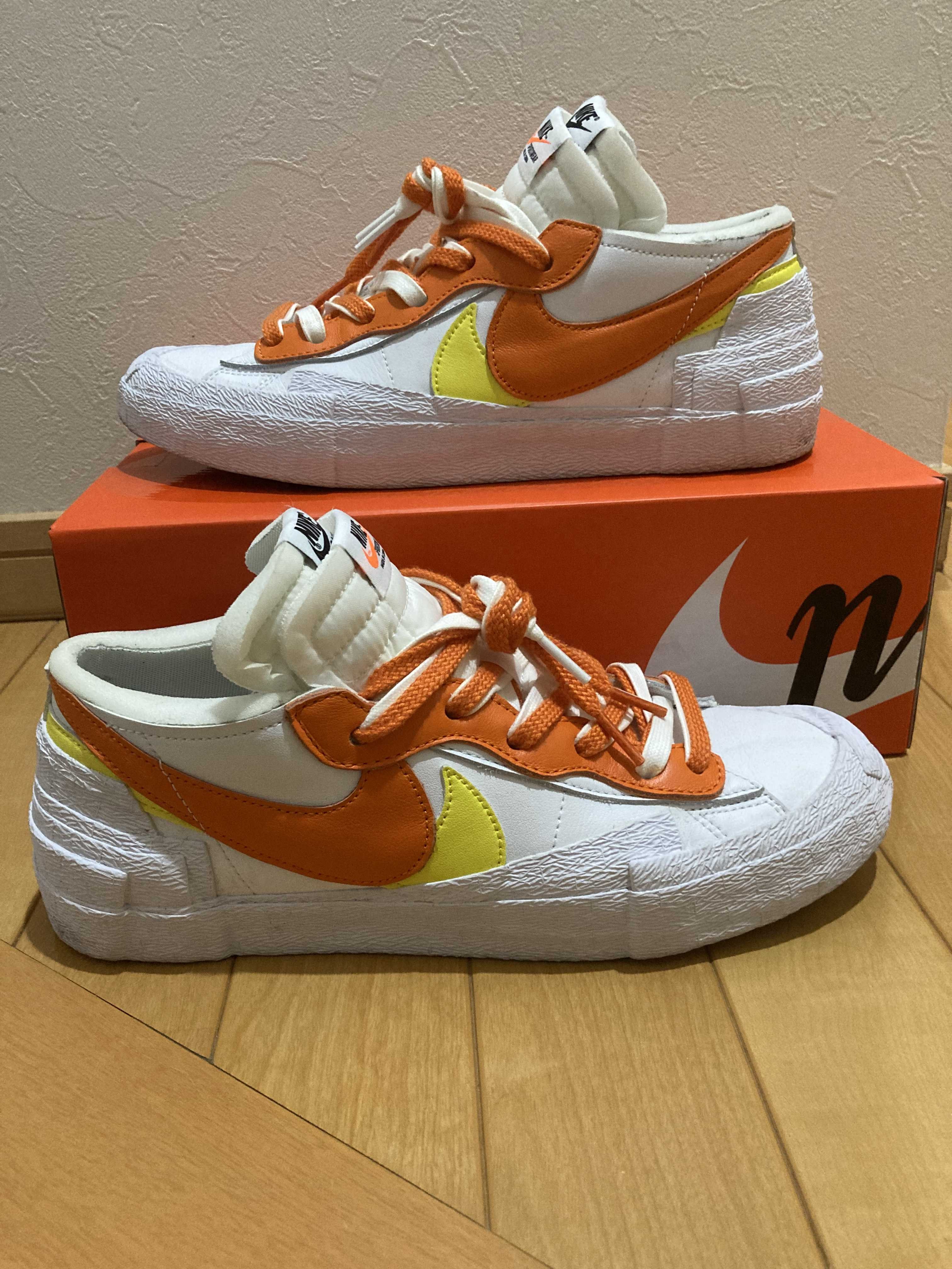 SACAI × NIKE BLAZER LOW "MAGMA ORANGE"
