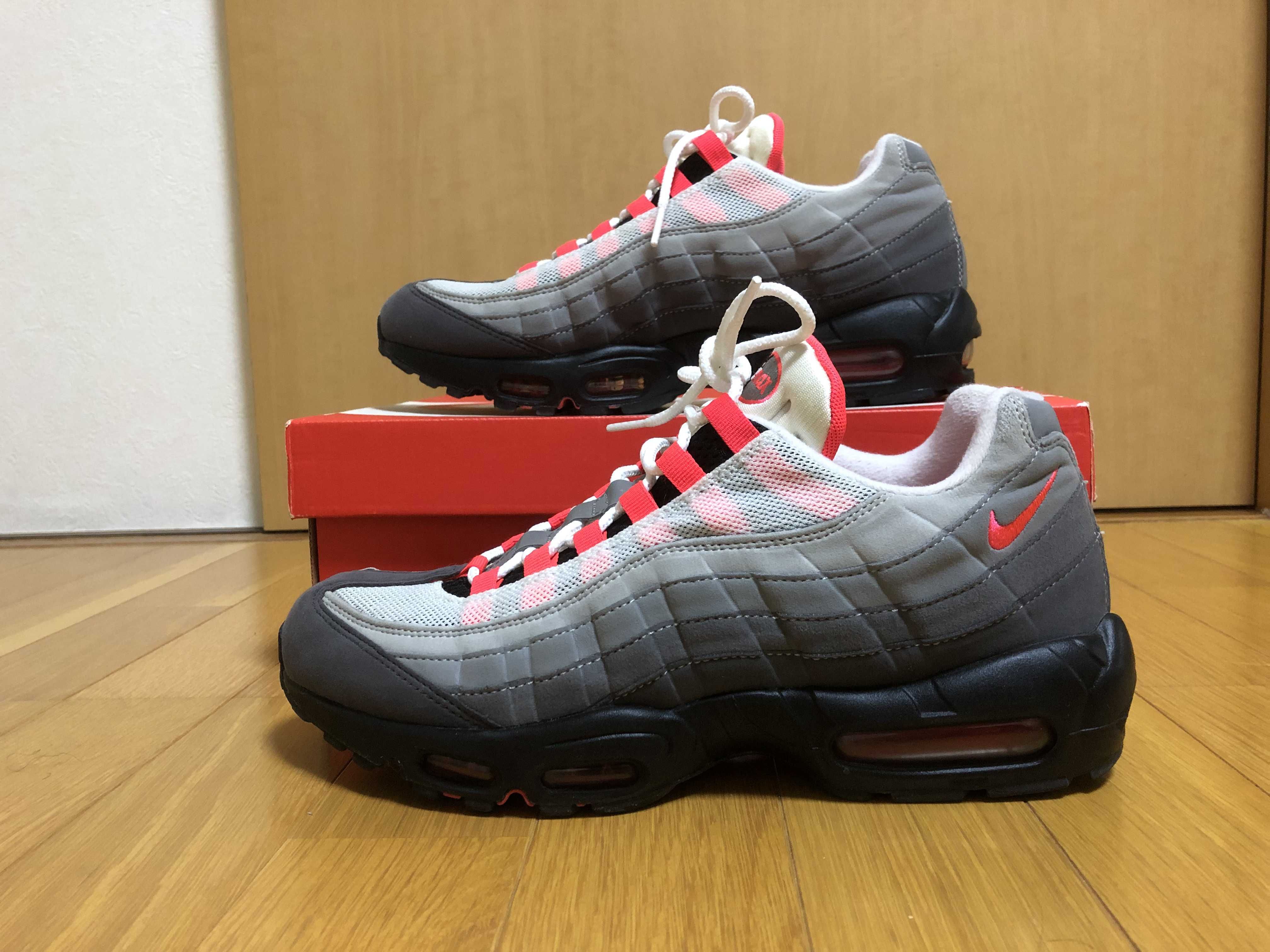 【7月末までの出品】Nike Air Max 95 ホワイト/レッド Nike Air Max 95 OG 
