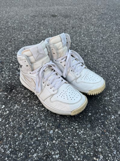 Nike Air Jordan 1 Retro High Golf "Cleat White Metallic"