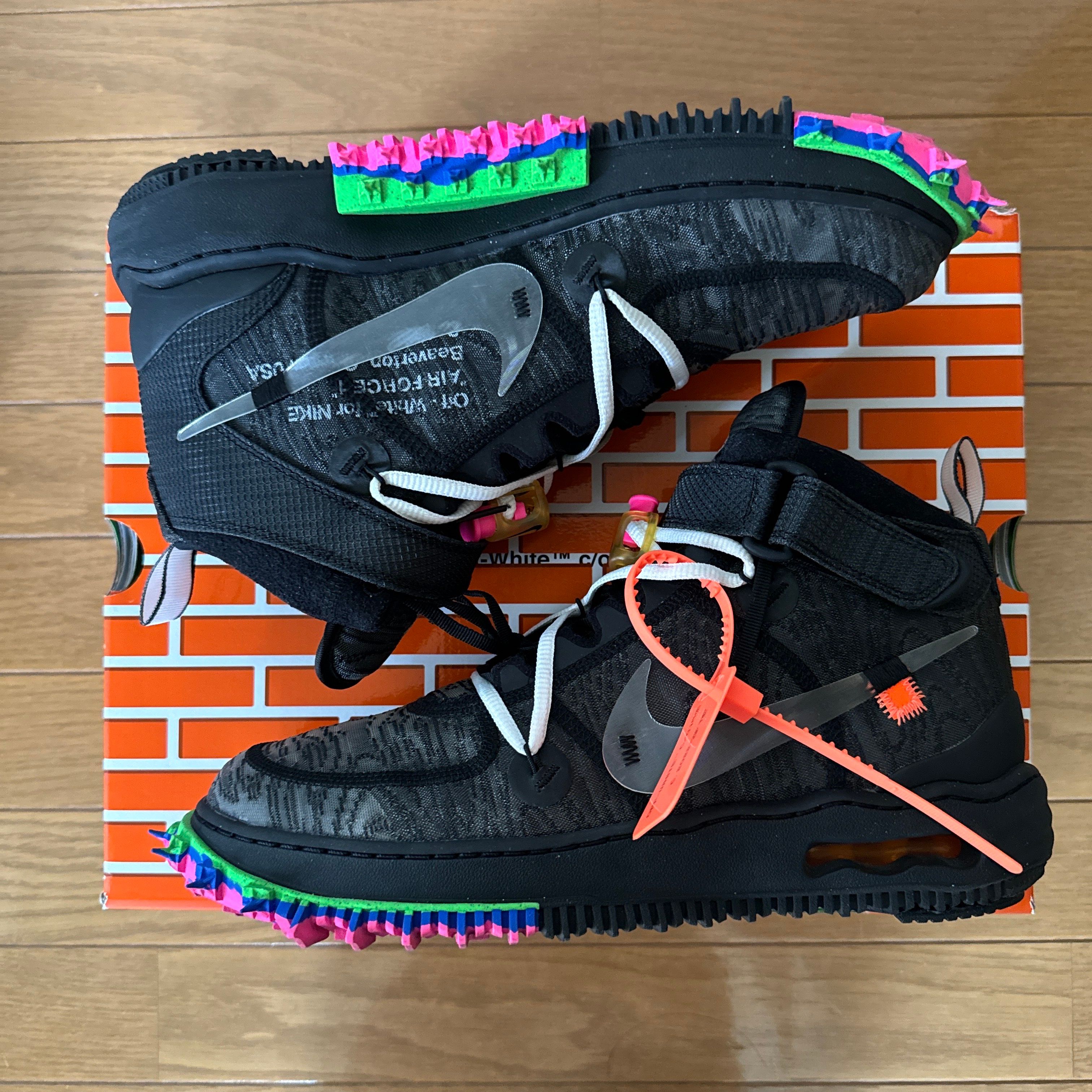 Off-White × Nike Air Force 1 Mid "Black"