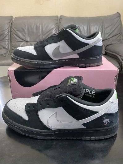 STAPLE × Nike SB Dunk Low "Pigeon Black/White"