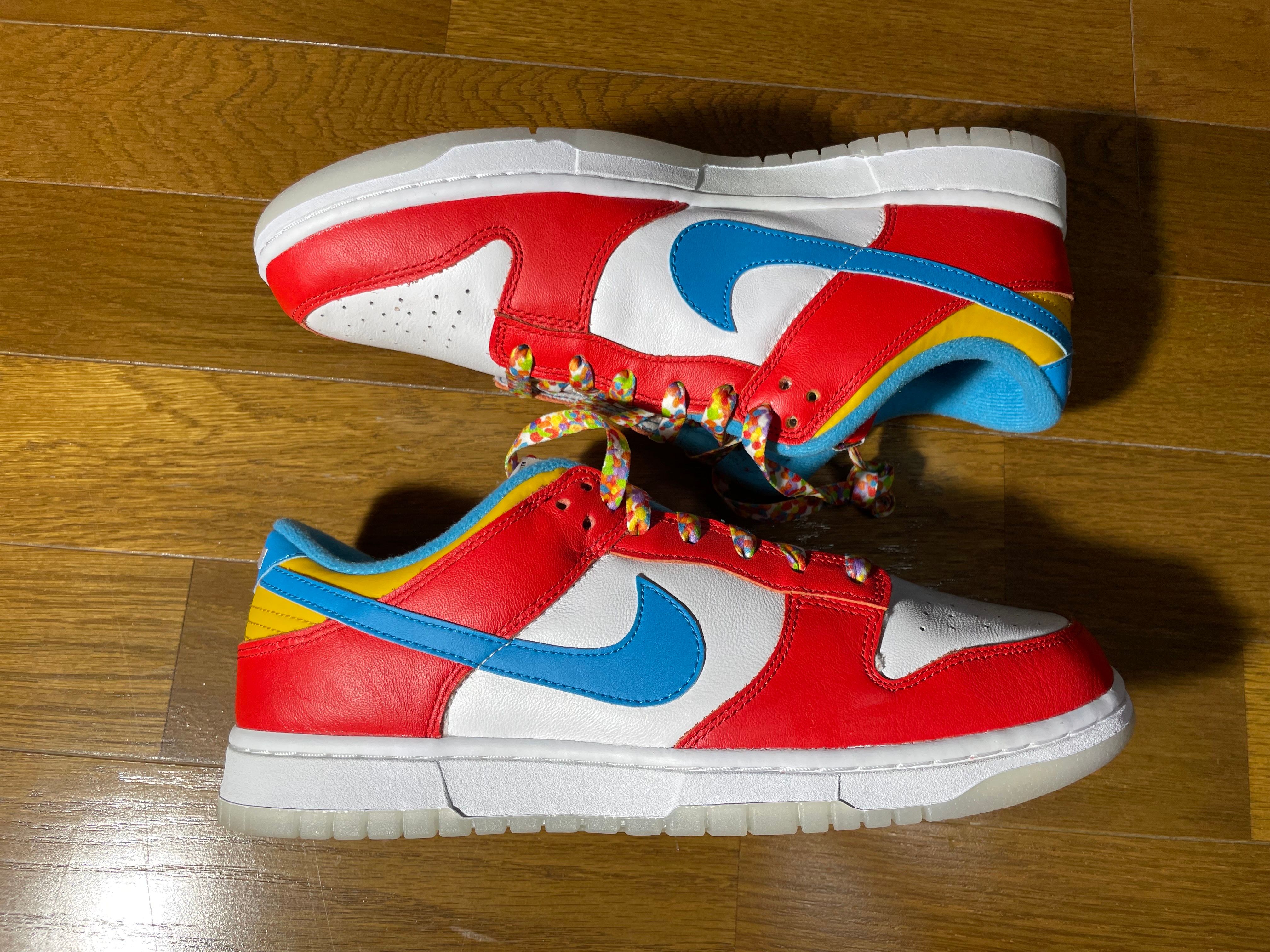 FRUiTY PEBBLESTM × Nike Dunk Low QS "Habanero Red/Dark Sulfur/Laser Blue"