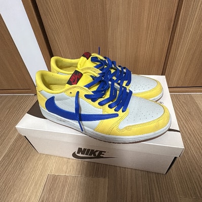 Travis Scott × Nike Women's Air Jordan 1 Retro Low OG "Canary"