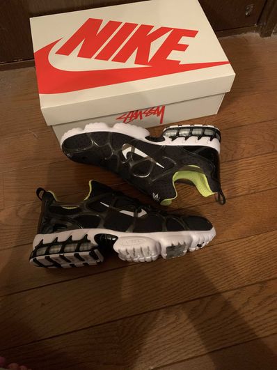 Stussy x Nike Air Zoom Kukini "Black/White/Bright Cactus"