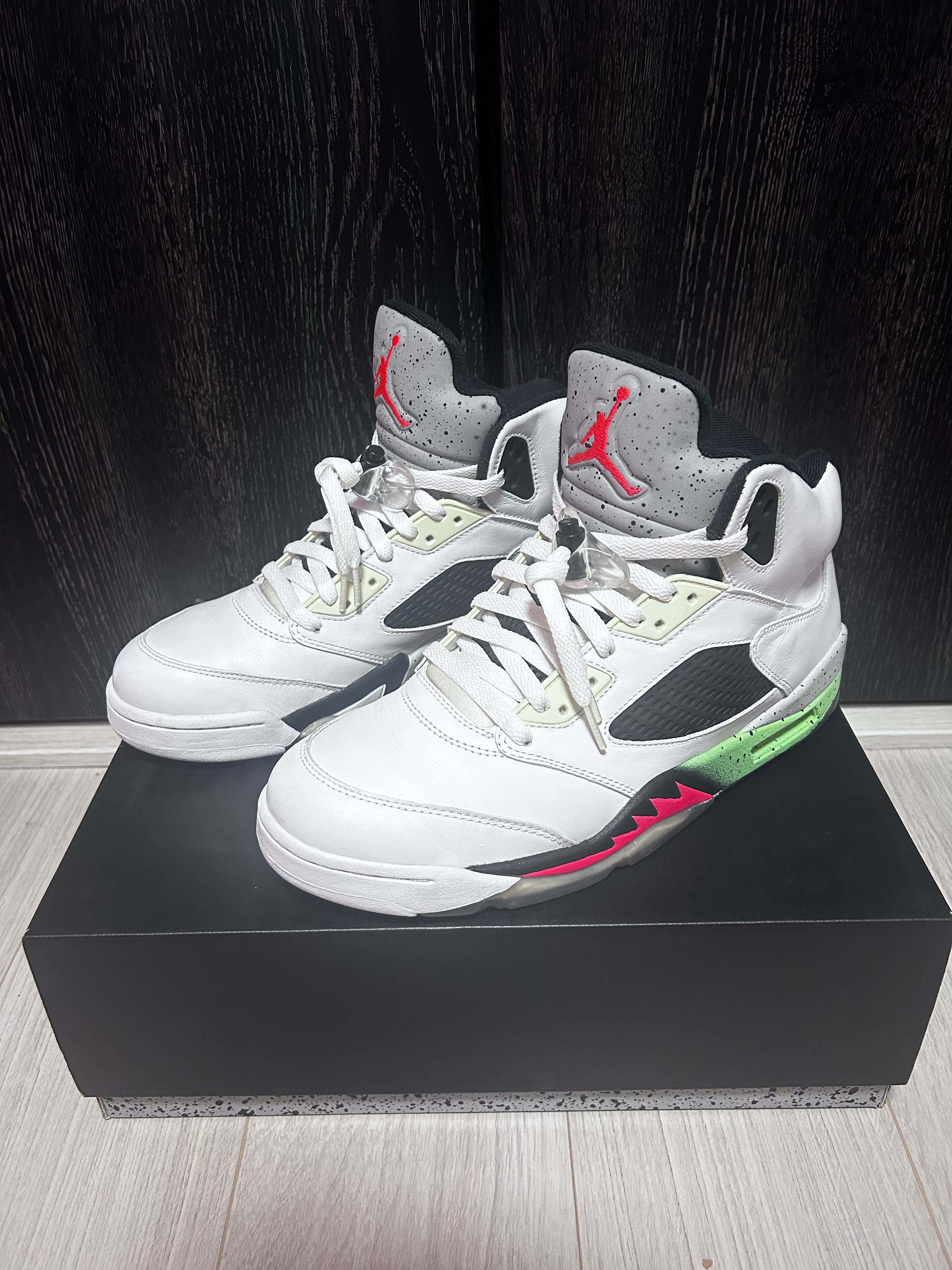 NIKE AIR JORDAN 5 RETRO POISON GREEN