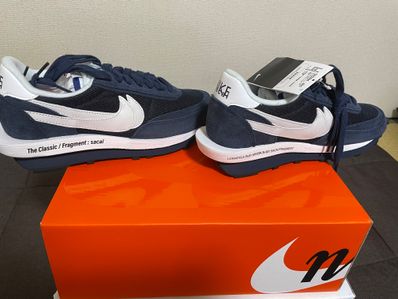 Fragment × sacai × Nike LD Waffle "Blackended Blue"