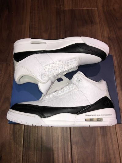 Fragment × Nike Air Jordan 3 "White/Black"