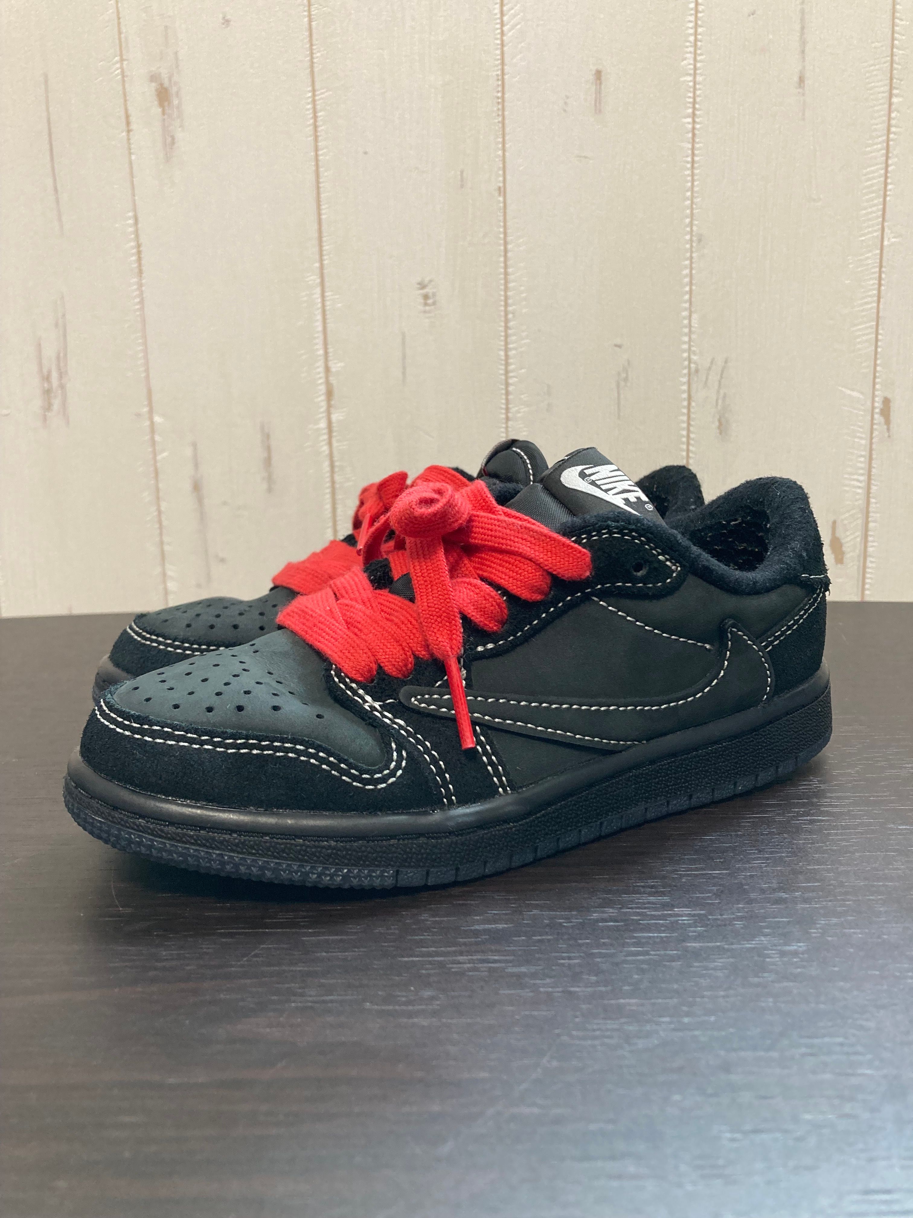 Travis Scott × Nike PS Air Jordan 1 Low OG SP "Black Phantom"