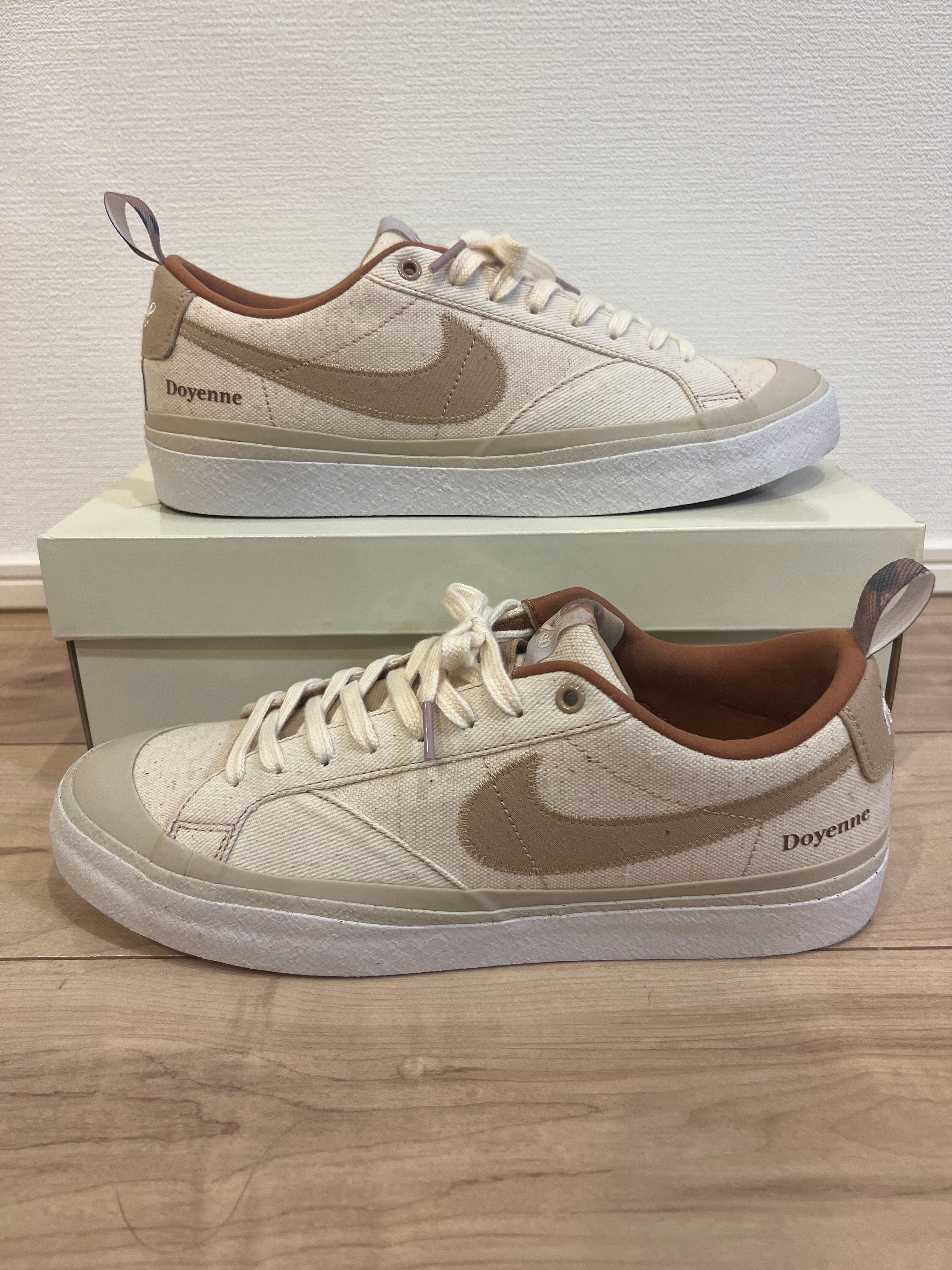 Doyenne × Nike SB Blazer Low "Coconut Milk and Rattan"