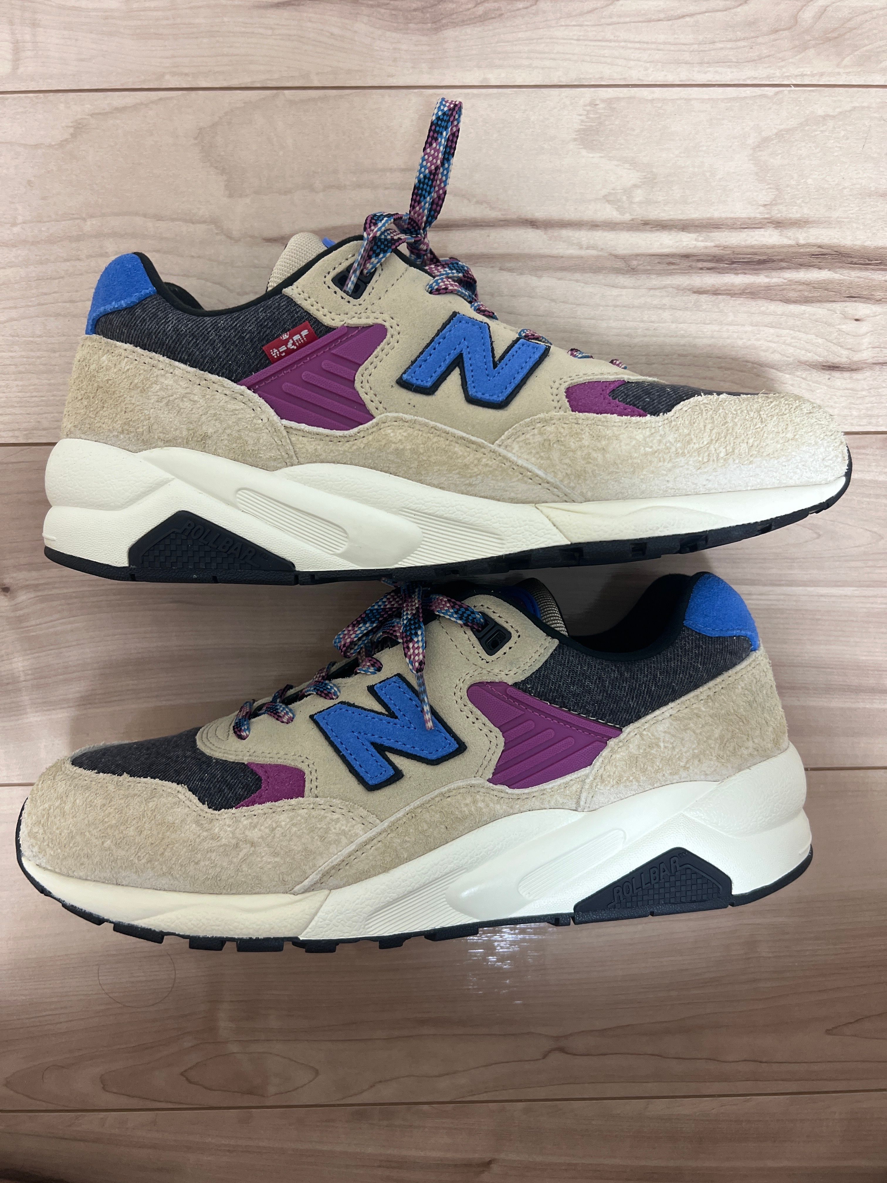 Levi's × New Balance 580 "Beige/Grey/Blue"