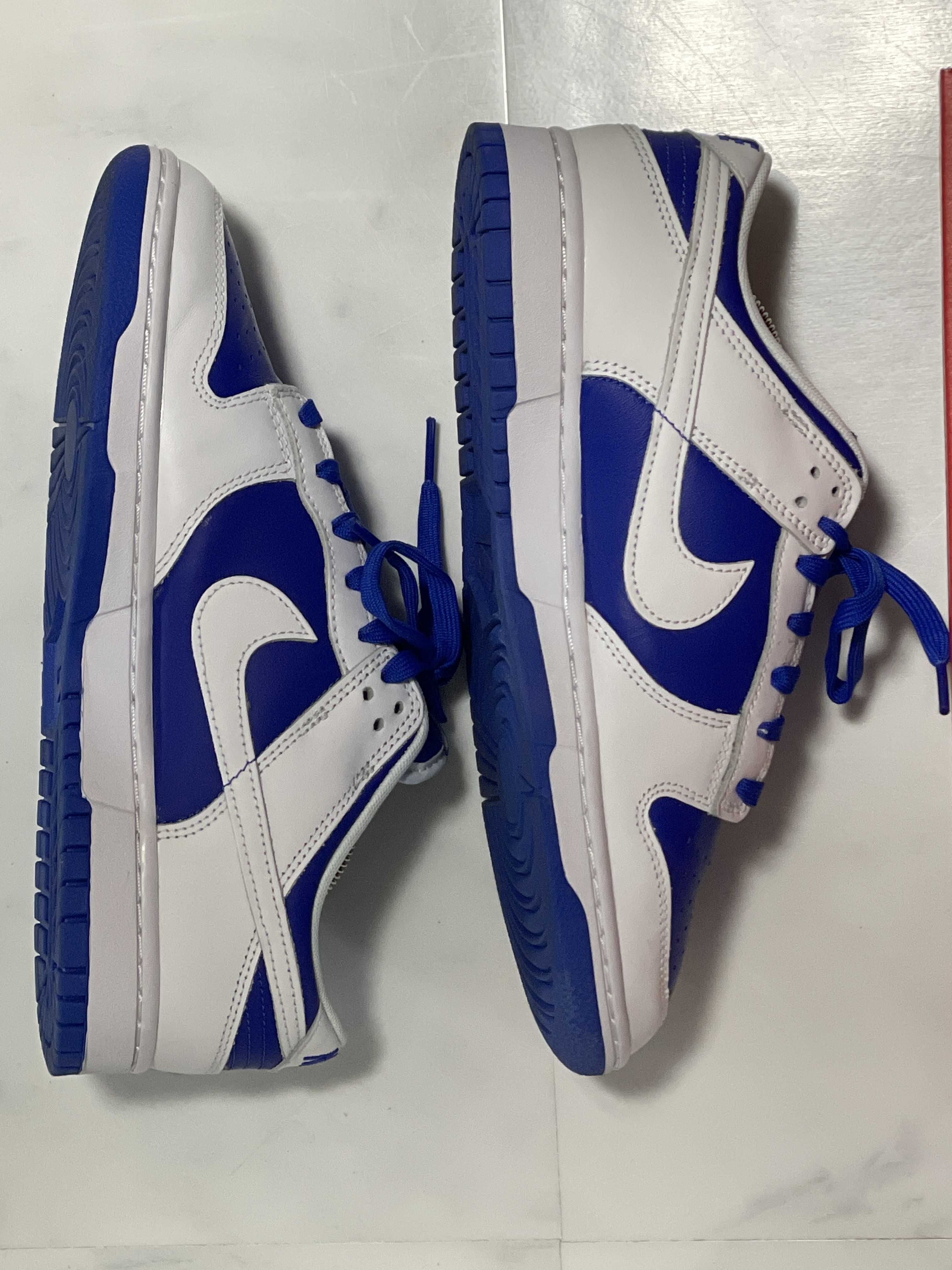 Nike Dunk Low Retro "Racer Blue and White"