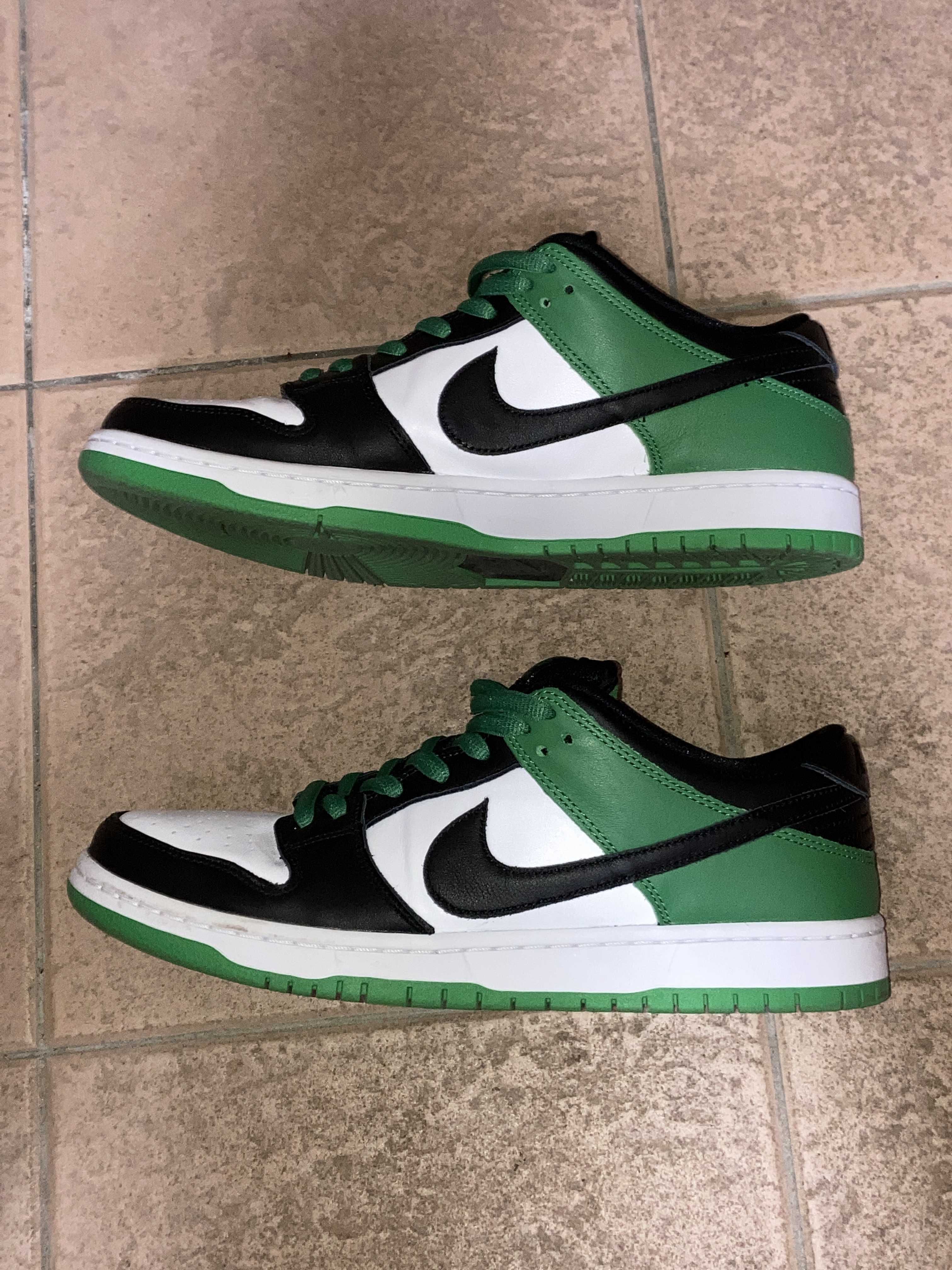 Nike SB Dunk Low Pro "Black and Classic Green"