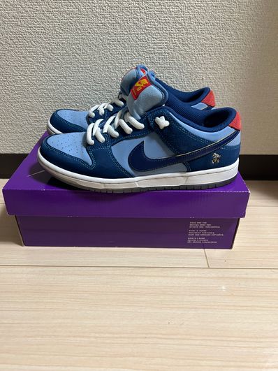 Why So Sad? × Nike SB Dunk Low "Coastal Blue/Speed Yellow-University Red"