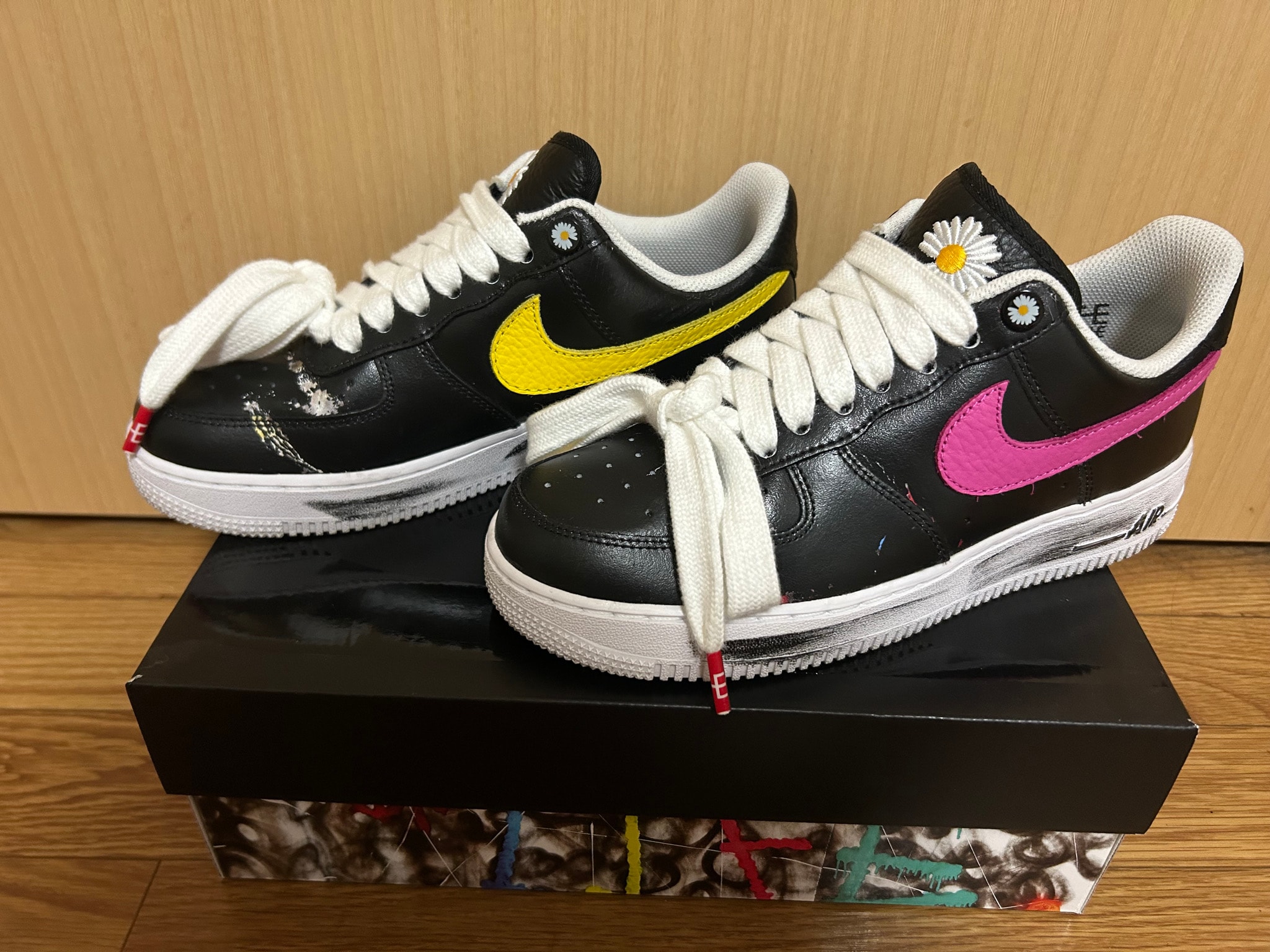 PEACEMINUSONE × Nike Air Force 1 Low '07 Para-Noise 3.0 "Black and Multi-Color" / G-DRAGON