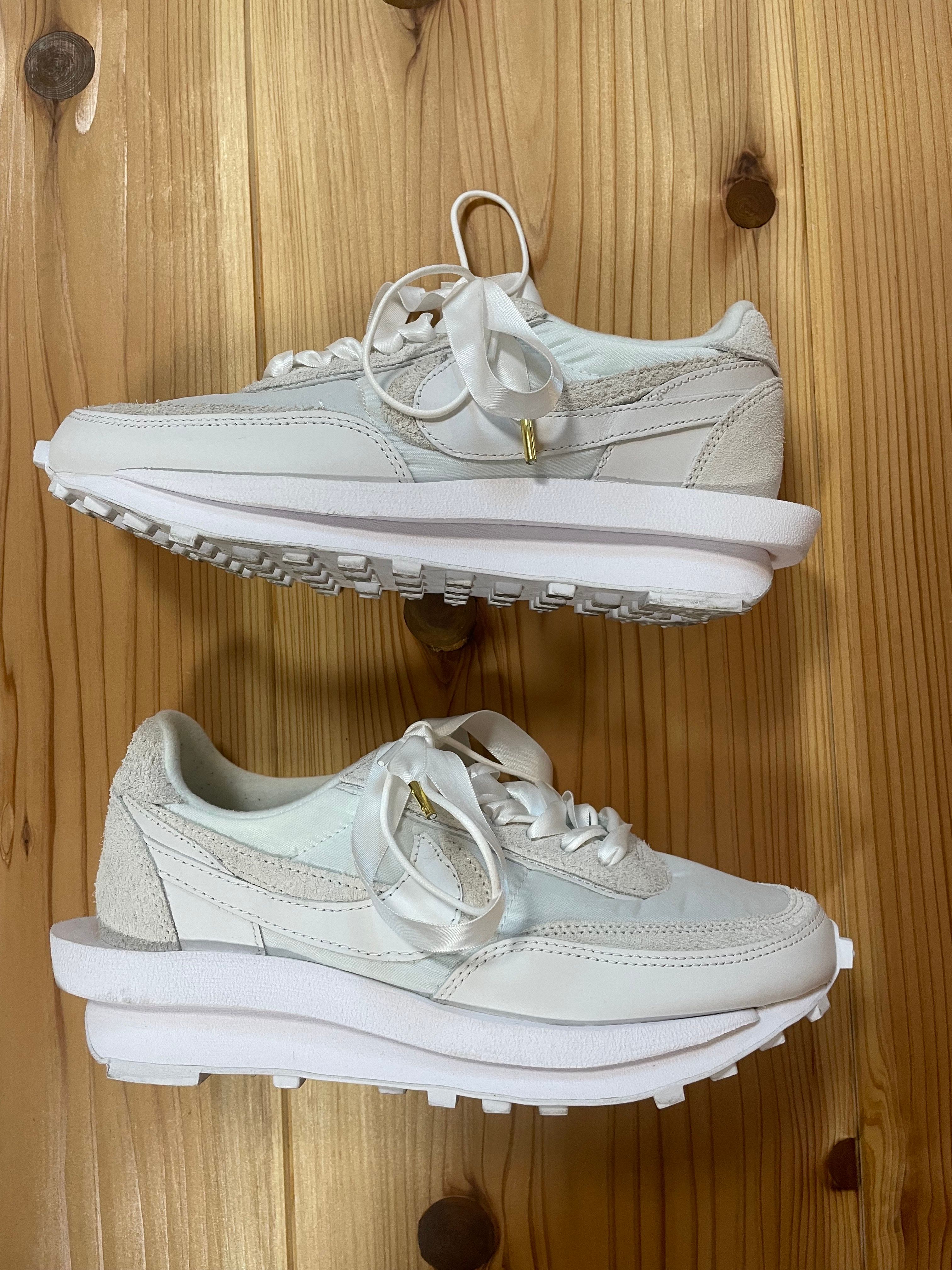 sacai × Nike LDV Waffle "Triple White"
