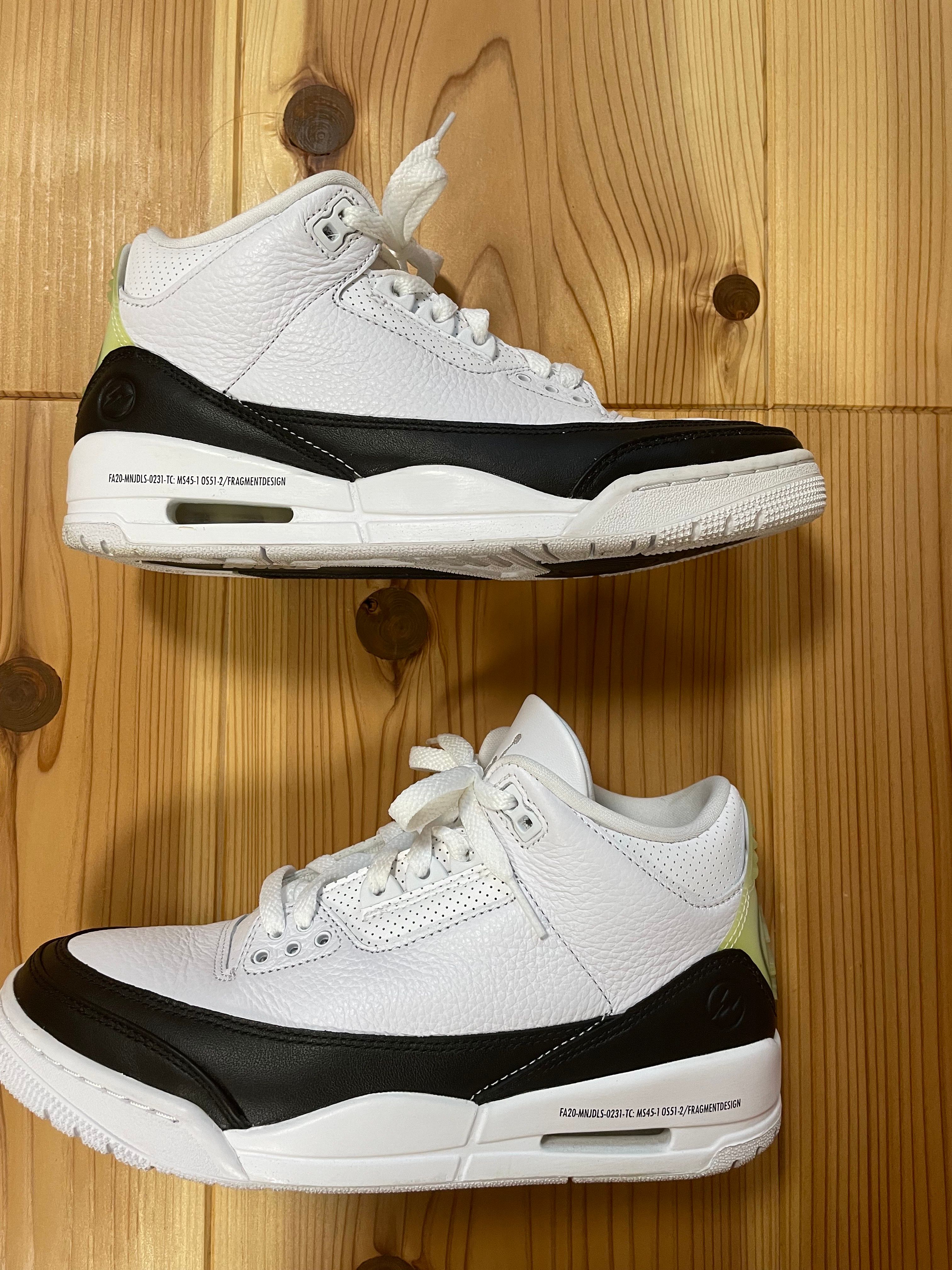 Fragment × Nike Air Jordan 3 "White/Black"