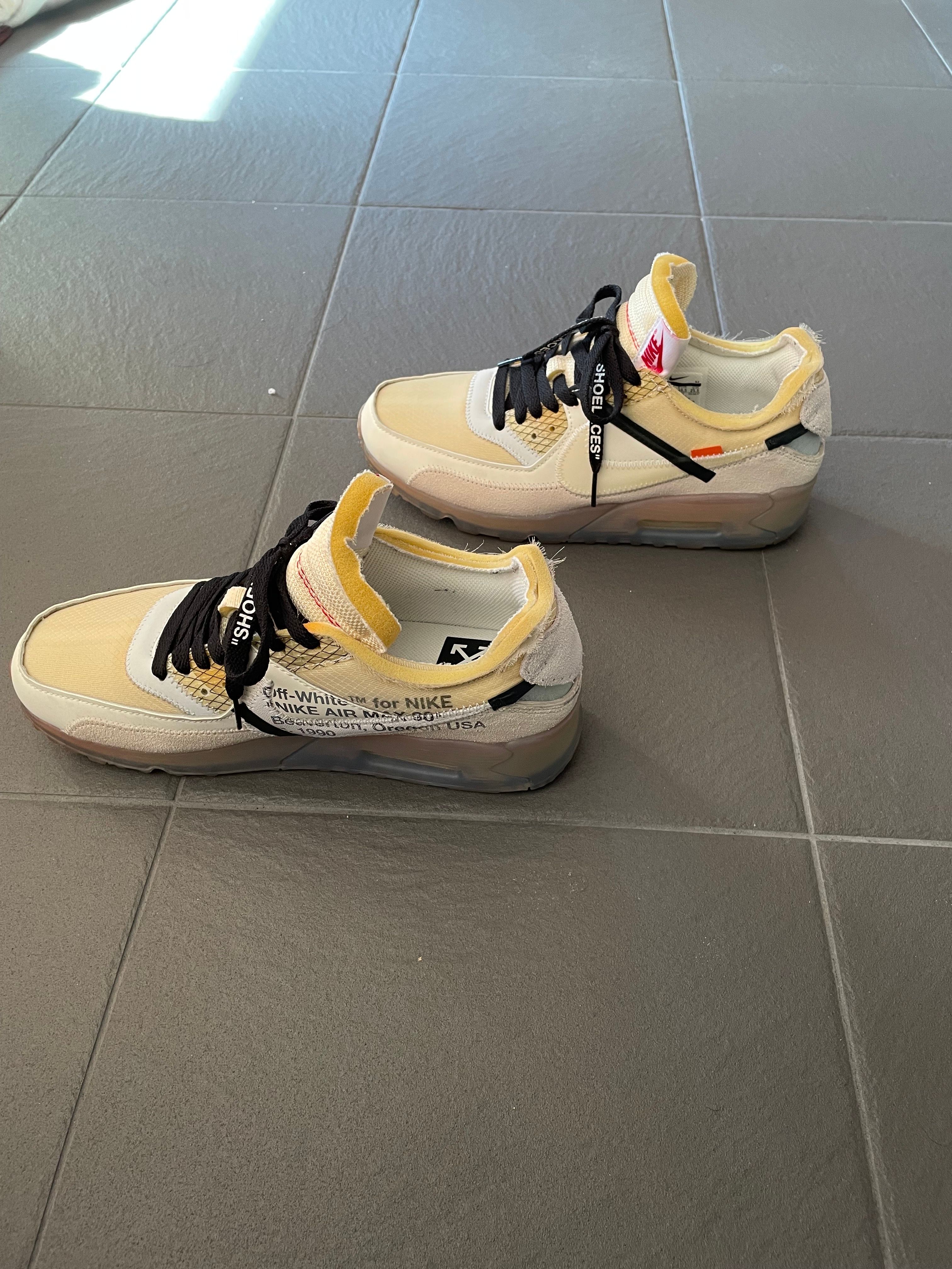 Off-White × Nike Air Max 90 "The 10/Sail"