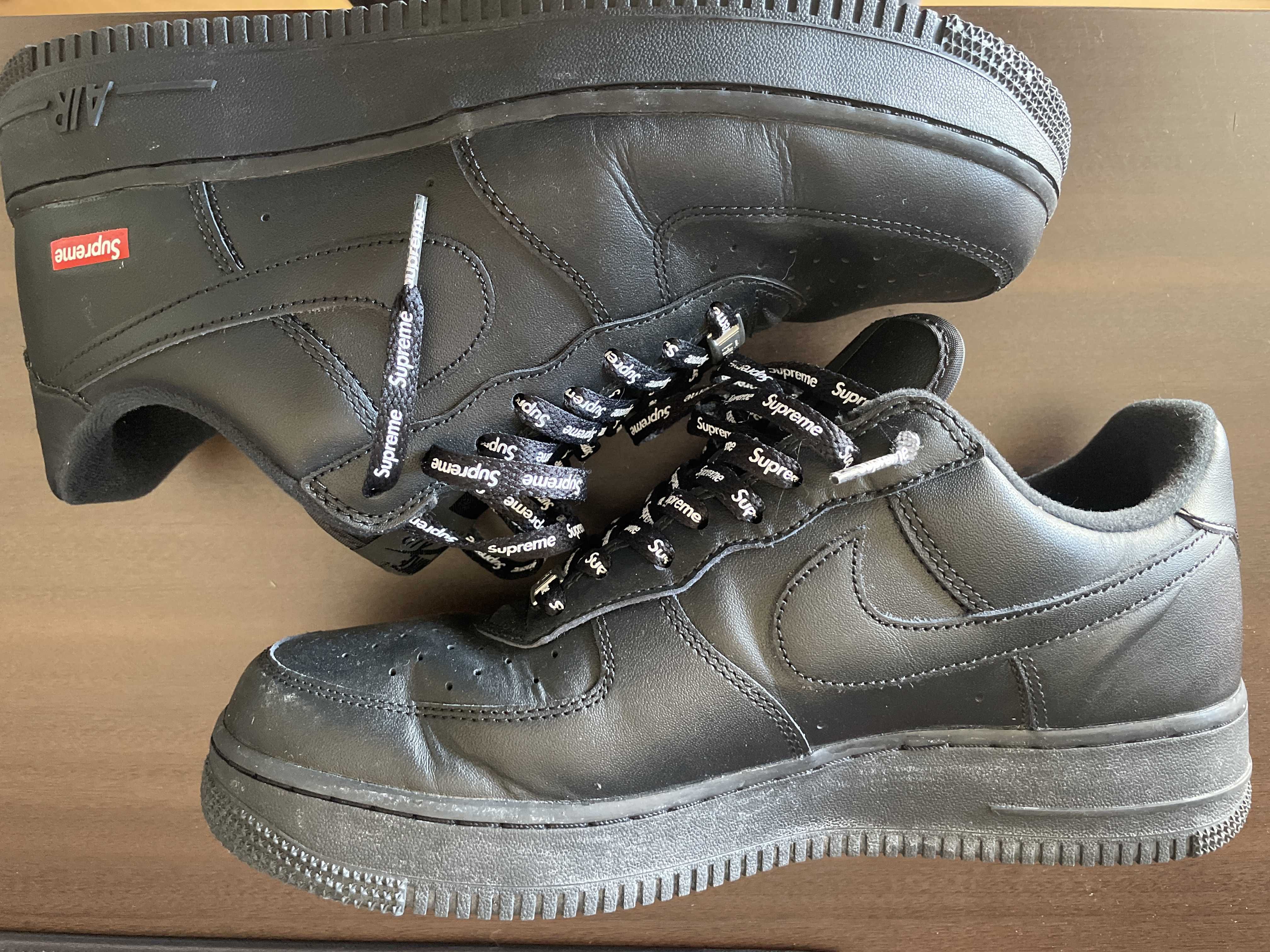 Supreme × Nike Air Force 1 Low "Black"