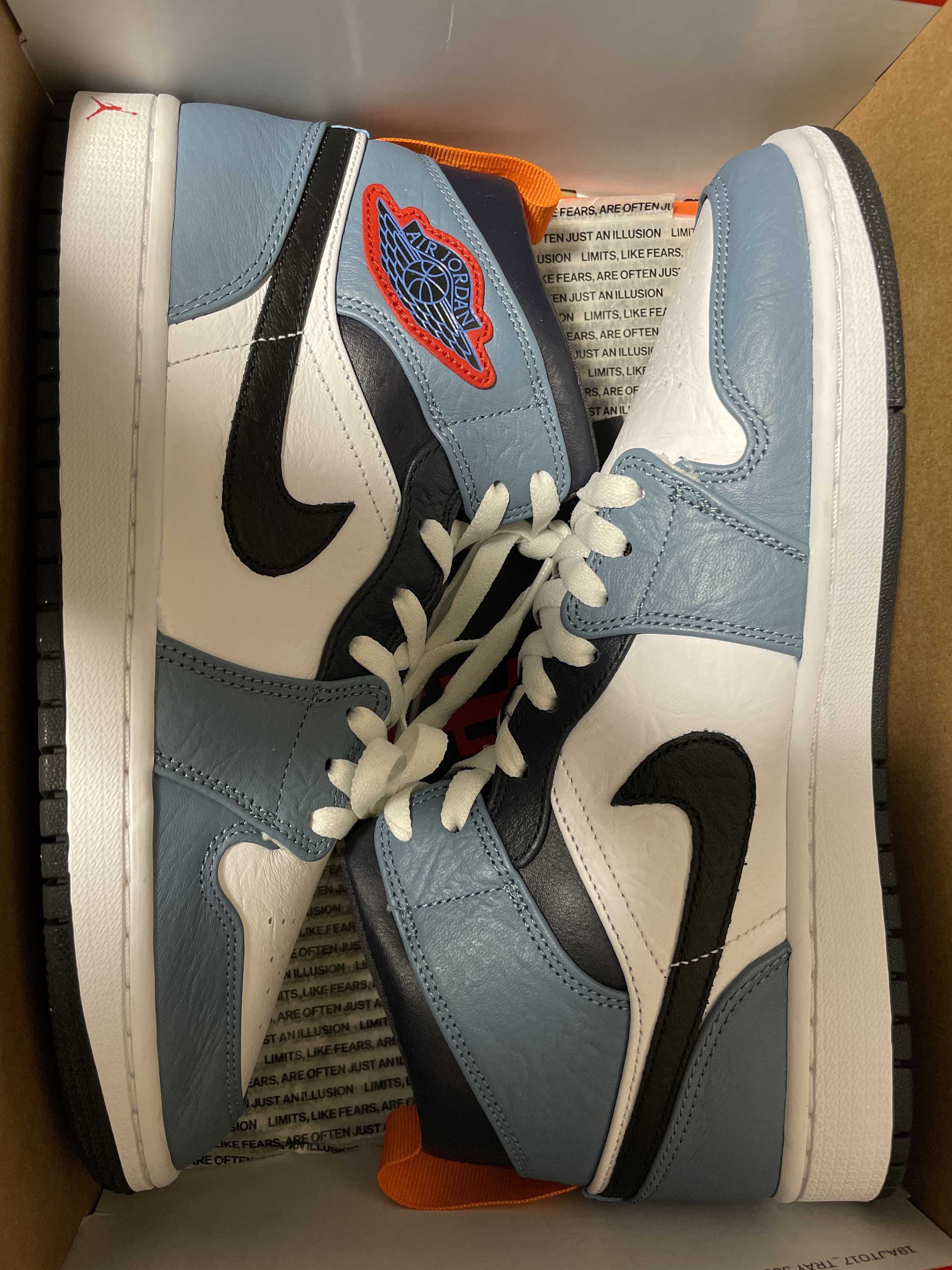 FACETASM × Nike Air Jordan 1 Mid "White/Navy"