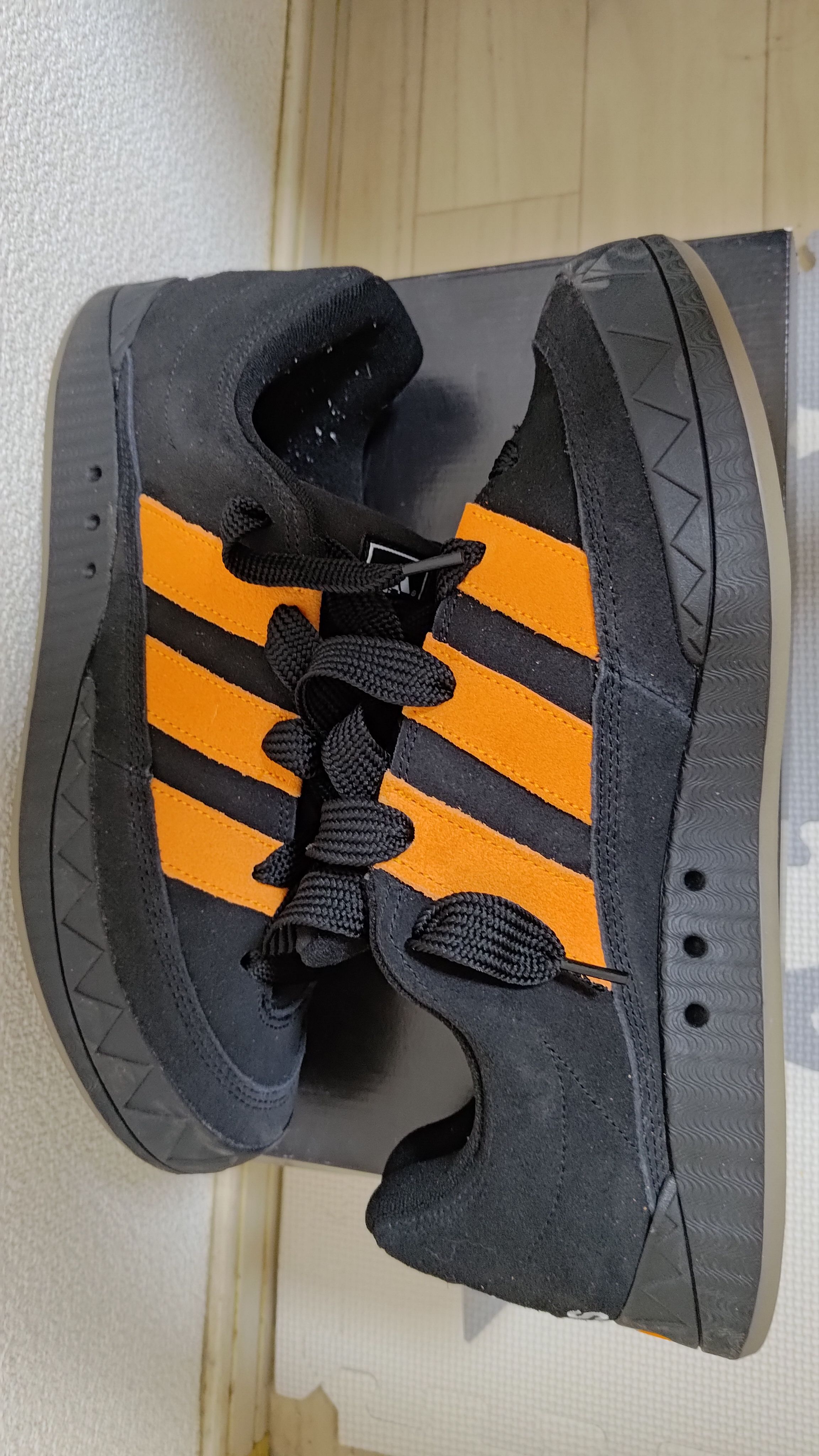 Jamal Smith × adidas Adimatic "Core Black/Orange Rush"
