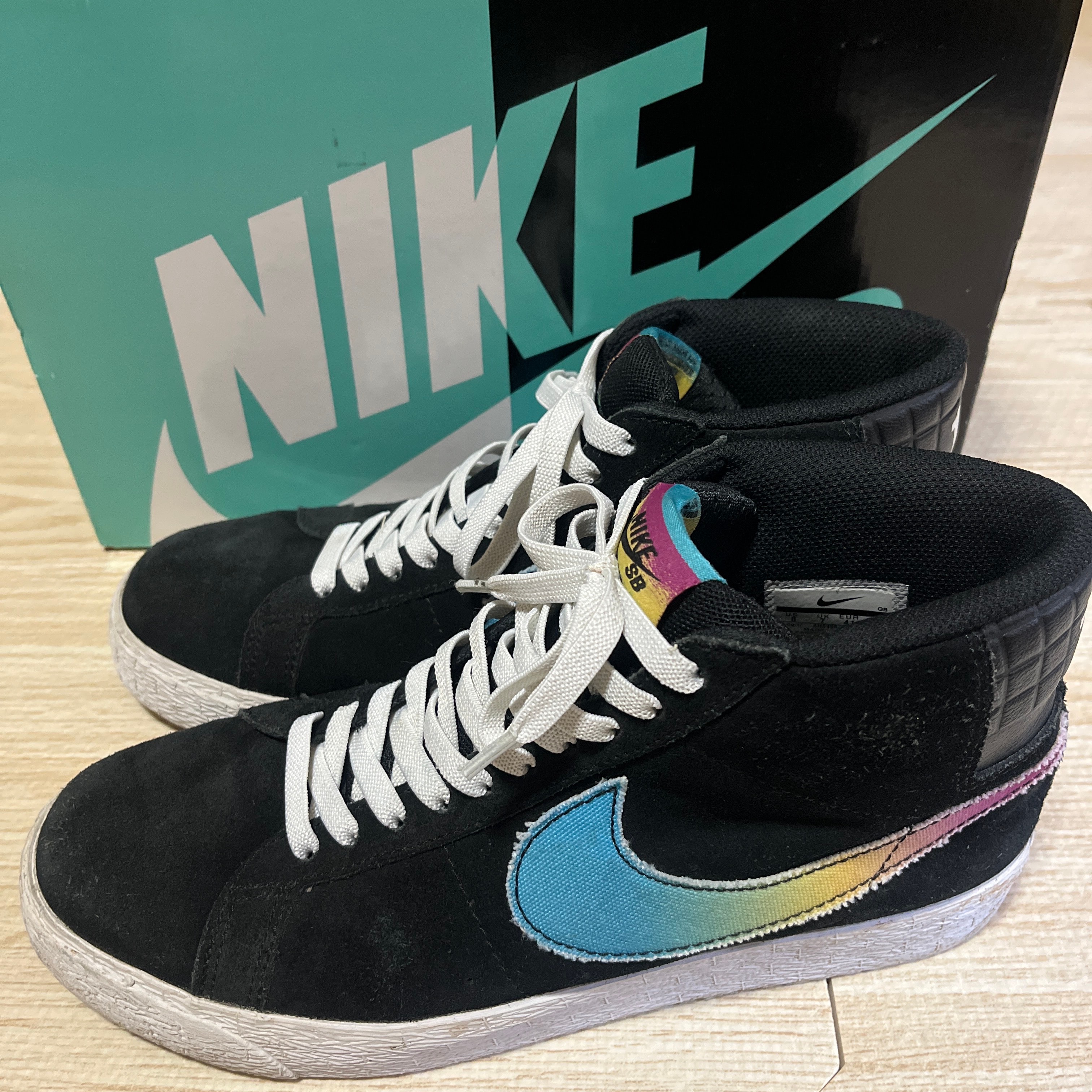 Lance Mountain × Nike SB Zoom Blazer Mid QS "Black/Multi-Color"