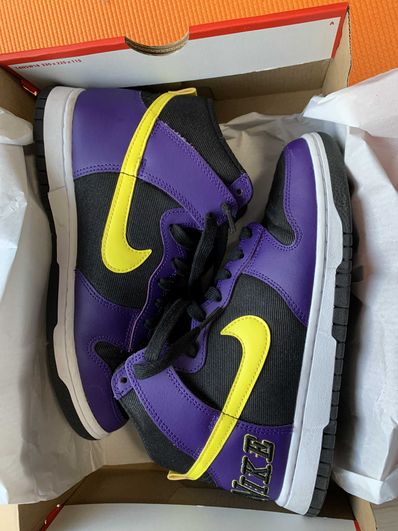 Nike Dunk High EMB "Lakers"