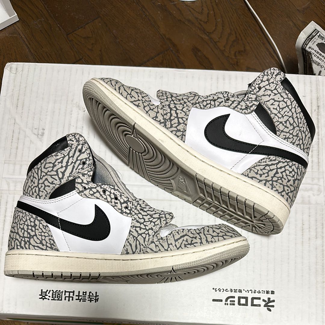 Nike Air Jordan 1 High OG "White Cement/Safari"